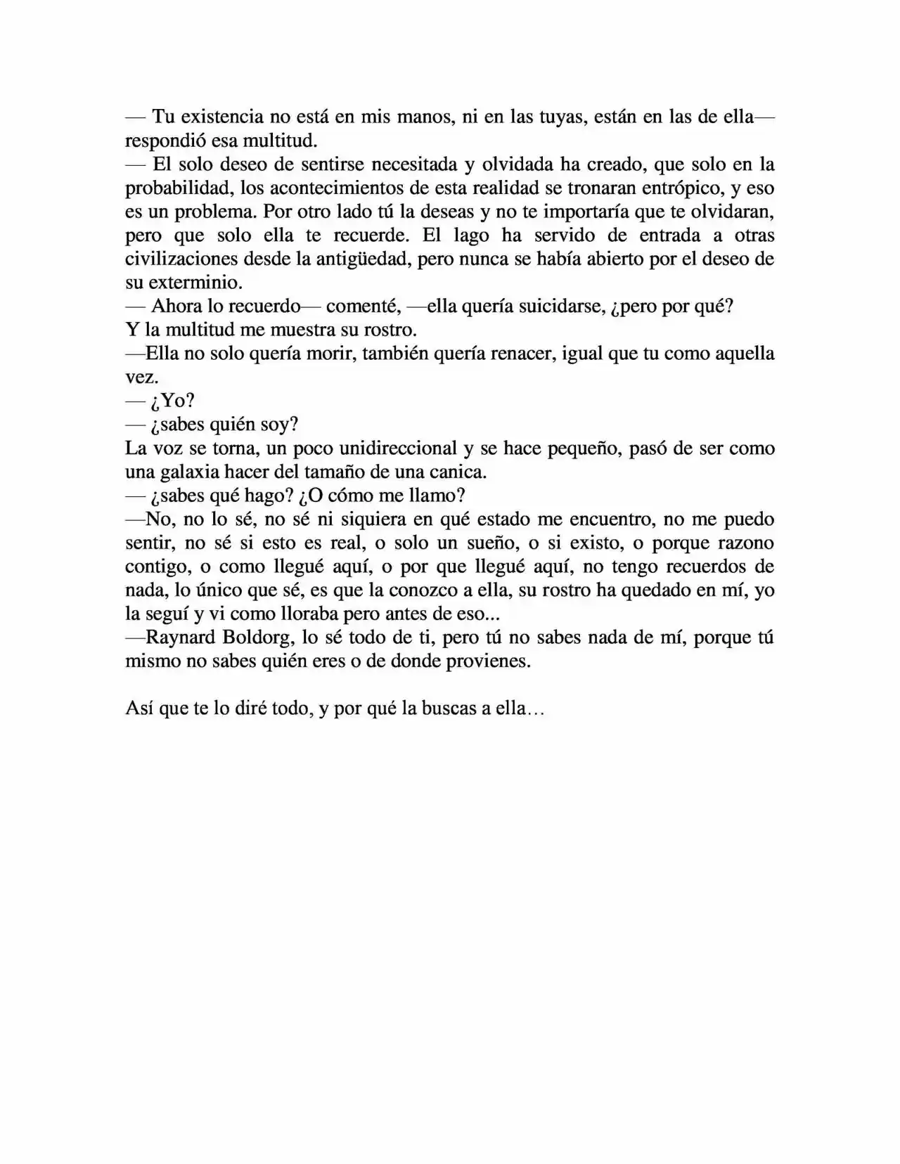 On The Other Side Of The Lake: Immersed. (Novela) - Capítulo - Página 3 - LectorTMOo