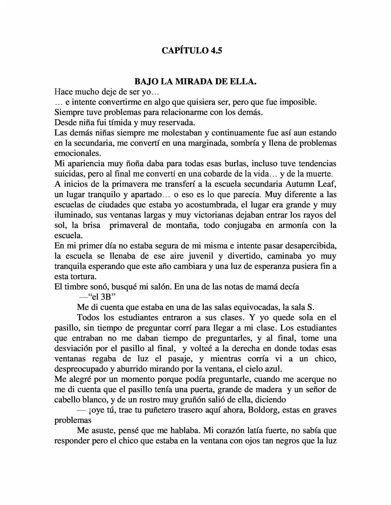 On The Other Side Of The Lake: Immersed. (Novela) - Capítulo 4.50 - Página 2 - LectorTMOo