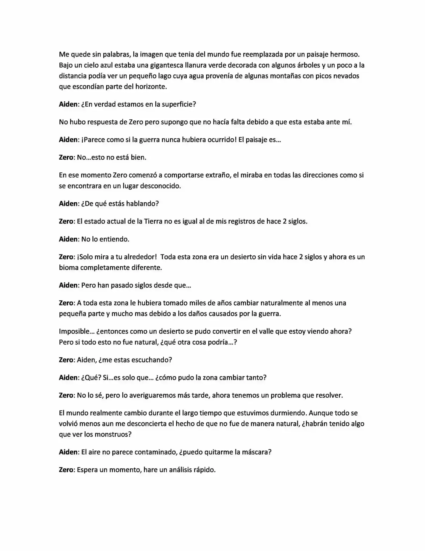 ONE AGAINST A WORLD (Novela) - Capítulo 4 - Página 6 - LectorTMOo