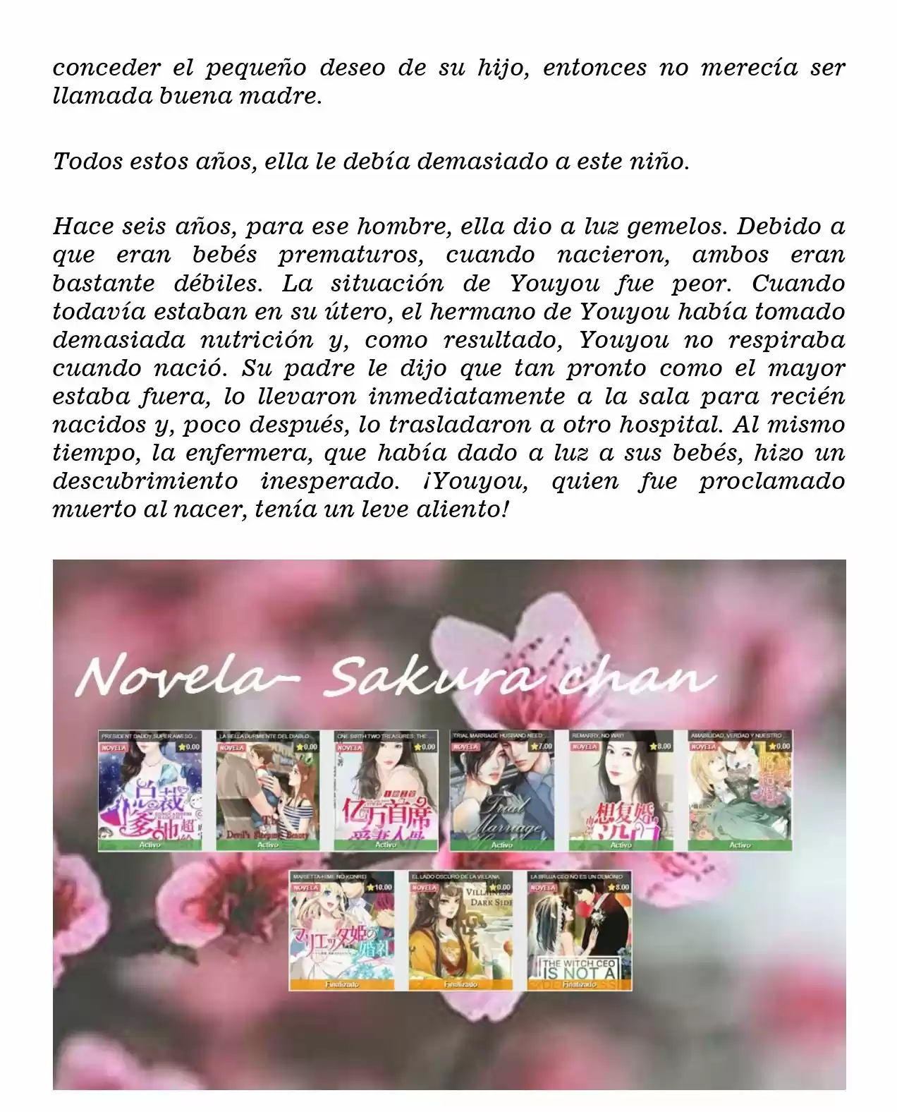 One Birth Two Treasures: The Billionaire's Sweet Love (Novela) - Capítulo 10 - Página 3 - LectorTMOo