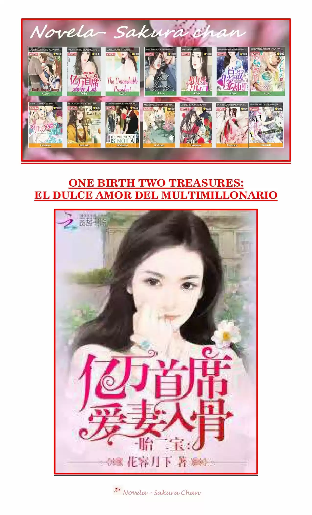 One Birth Two Treasures: The Billionaire's Sweet Love (Novela) - Capítulo 234 - Página 1 - LectorTMOo