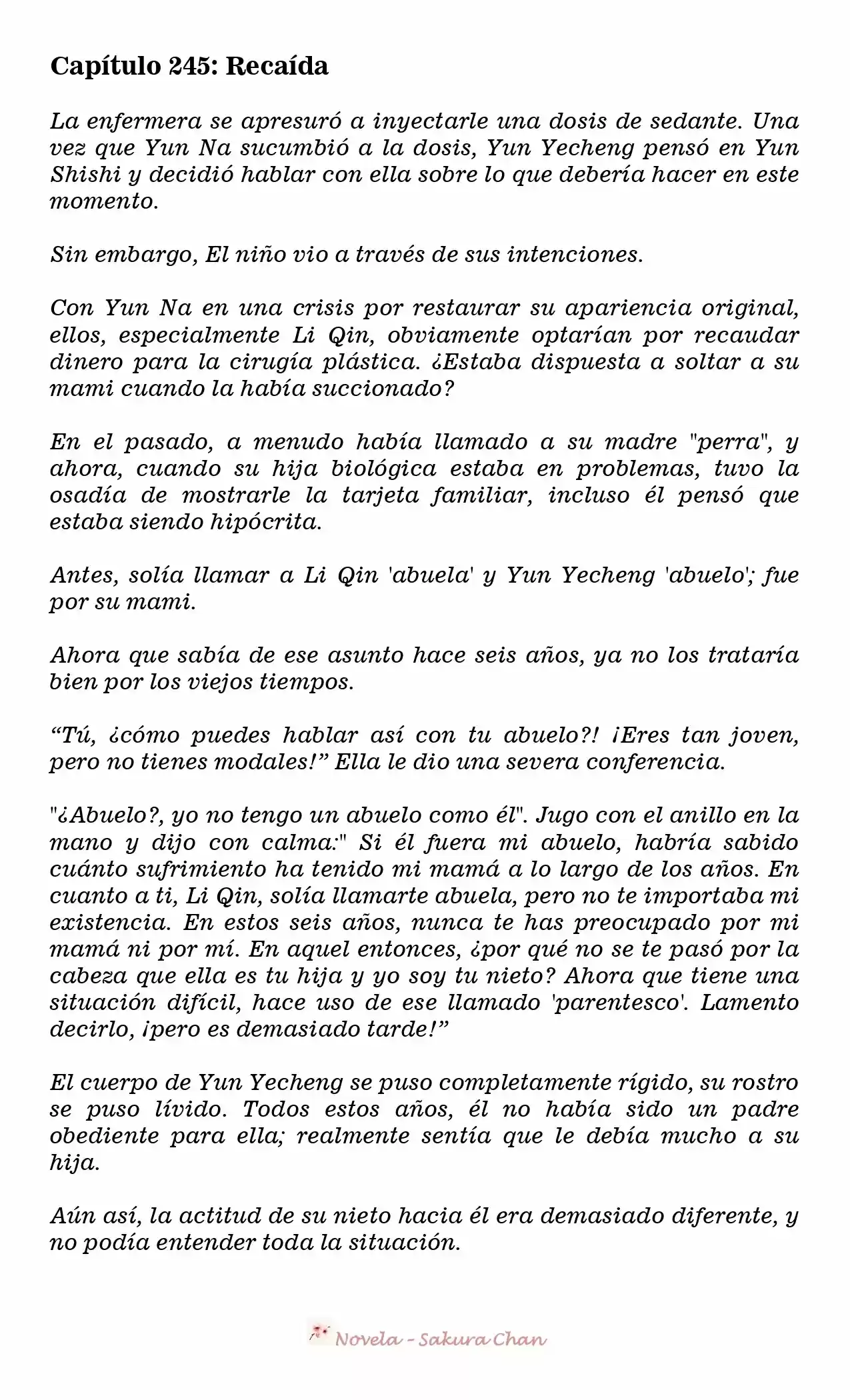 One Birth Two Treasures: The Billionaire's Sweet Love (Novela) - Capítulo 245 - Página 2 - LectorTMOo