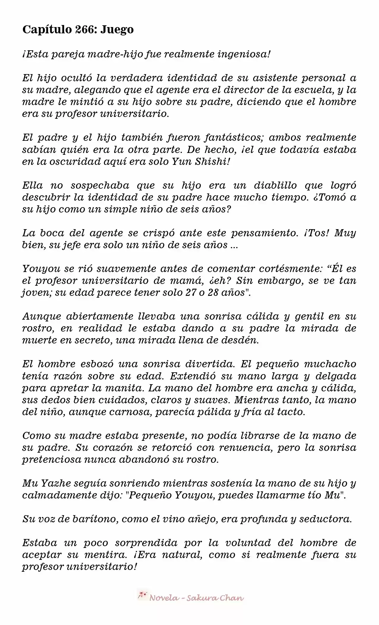 One Birth Two Treasures: The Billionaire's Sweet Love (Novela) - Capítulo 266 - Página 2 - LectorTMOo