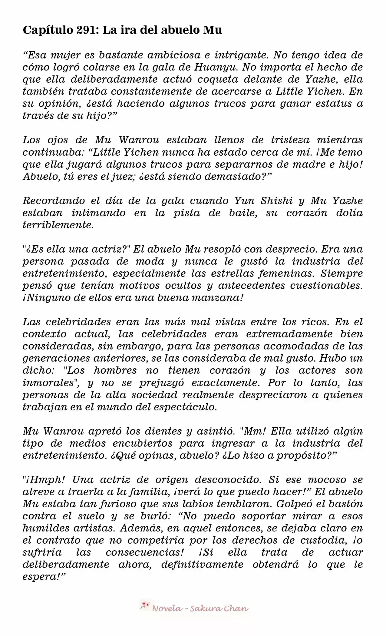 One Birth Two Treasures: The Billionaire's Sweet Love (Novela) - Capítulo 291 - Página 2 - LectorTMOo