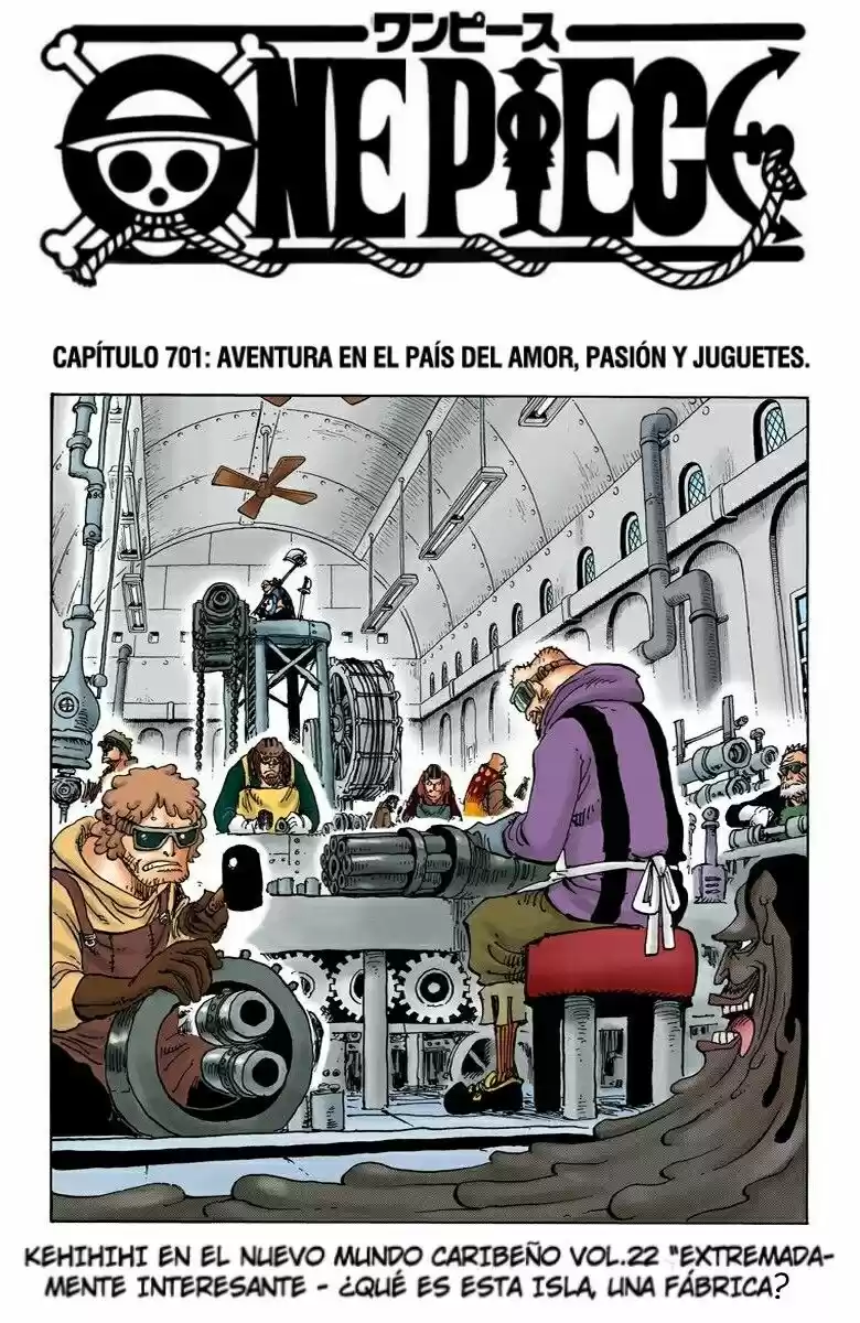 One Piece (full Color) capítulo 701 página 2