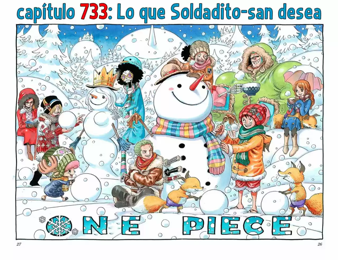 One Piece (full Color) capítulo 733 página 1
