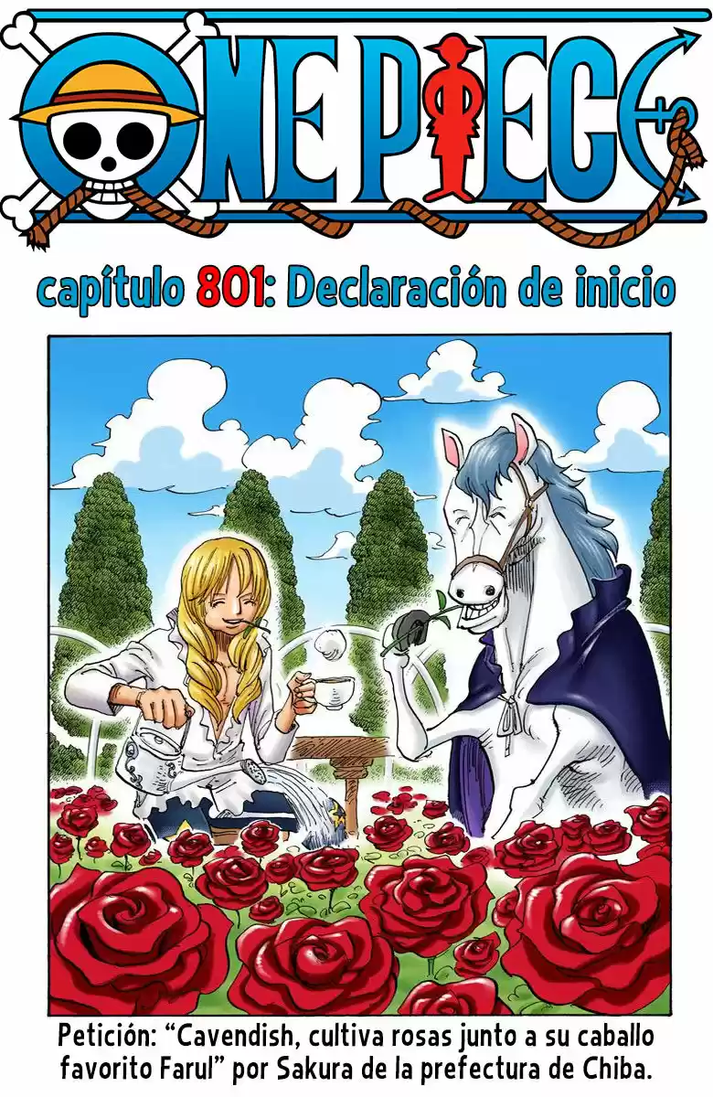 One Piece (full Color) capítulo 801 página 1