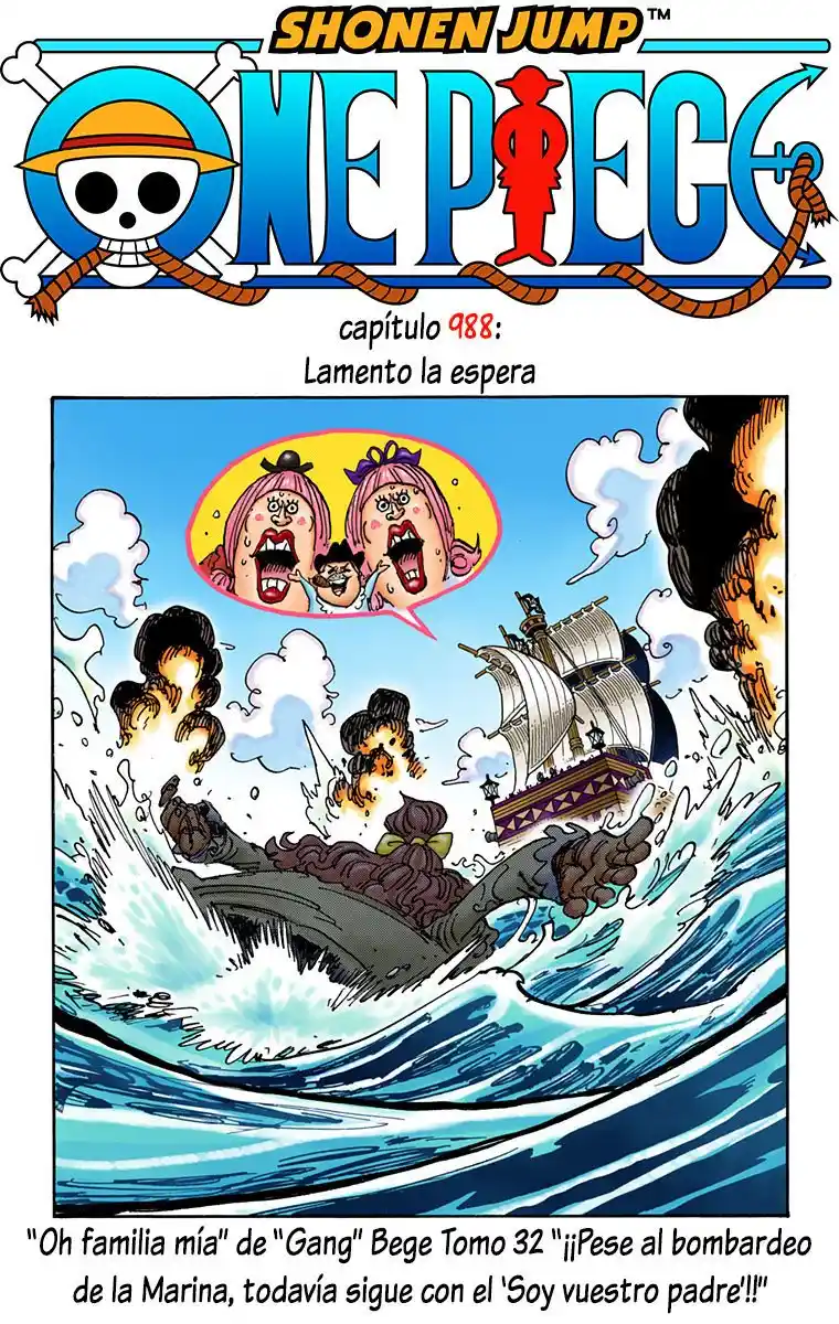 One Piece (full Color) capítulo 988 página 1