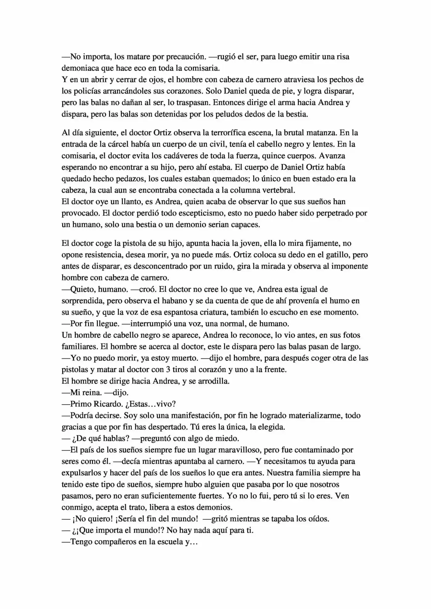 One Shot´s De Los Sueños. (Novela) - Capítulo 2 - Página 8 - LectorTMOo