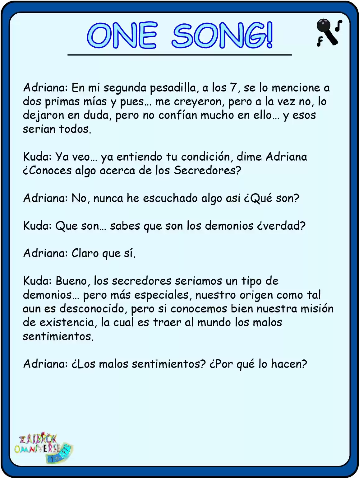 One Song! (Novela) - Capítulo  - Página 5 - LectorTMOo