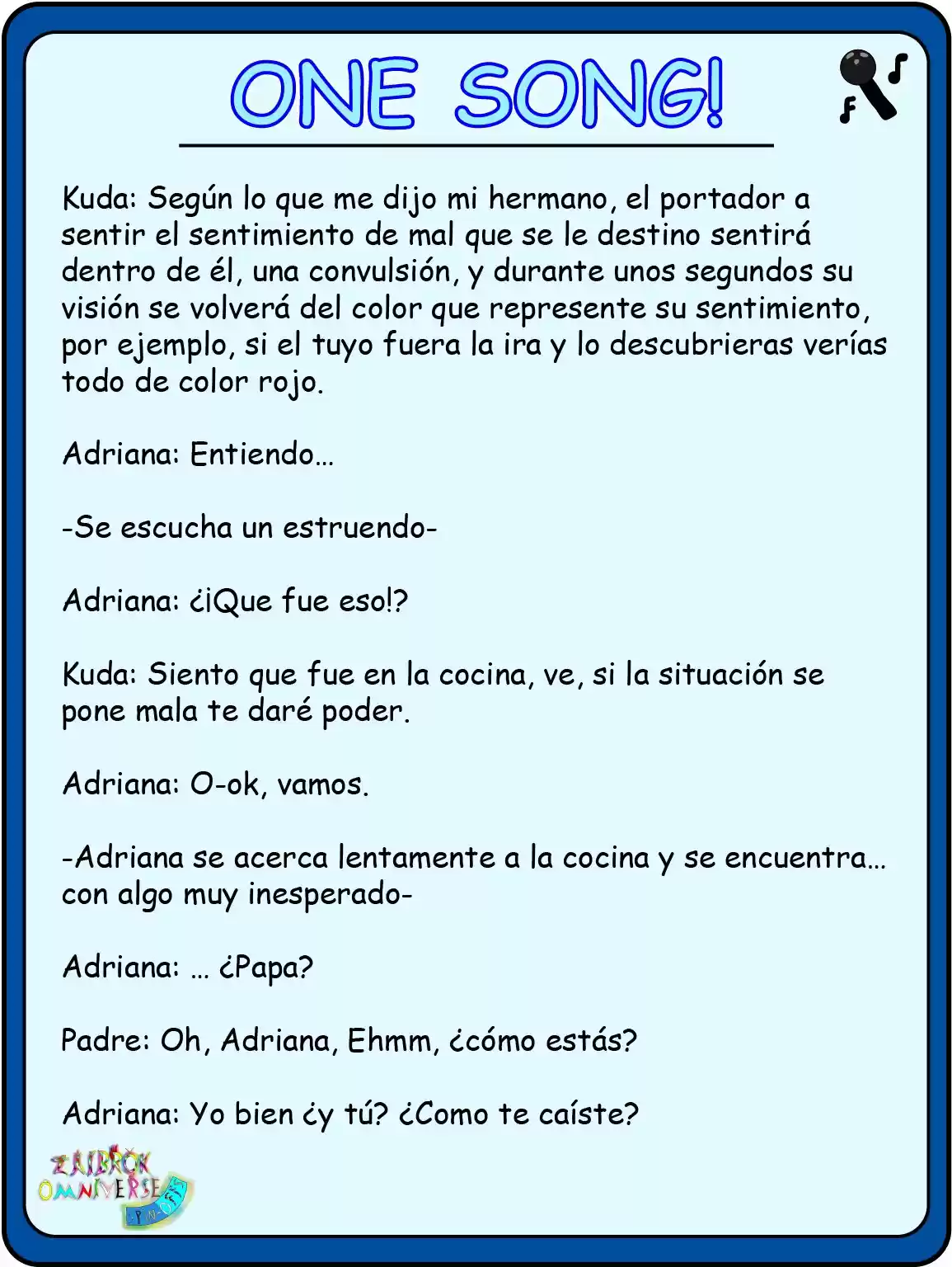 One Song! (Novela) - Capítulo 1 - Página 13 - LectorTMOo