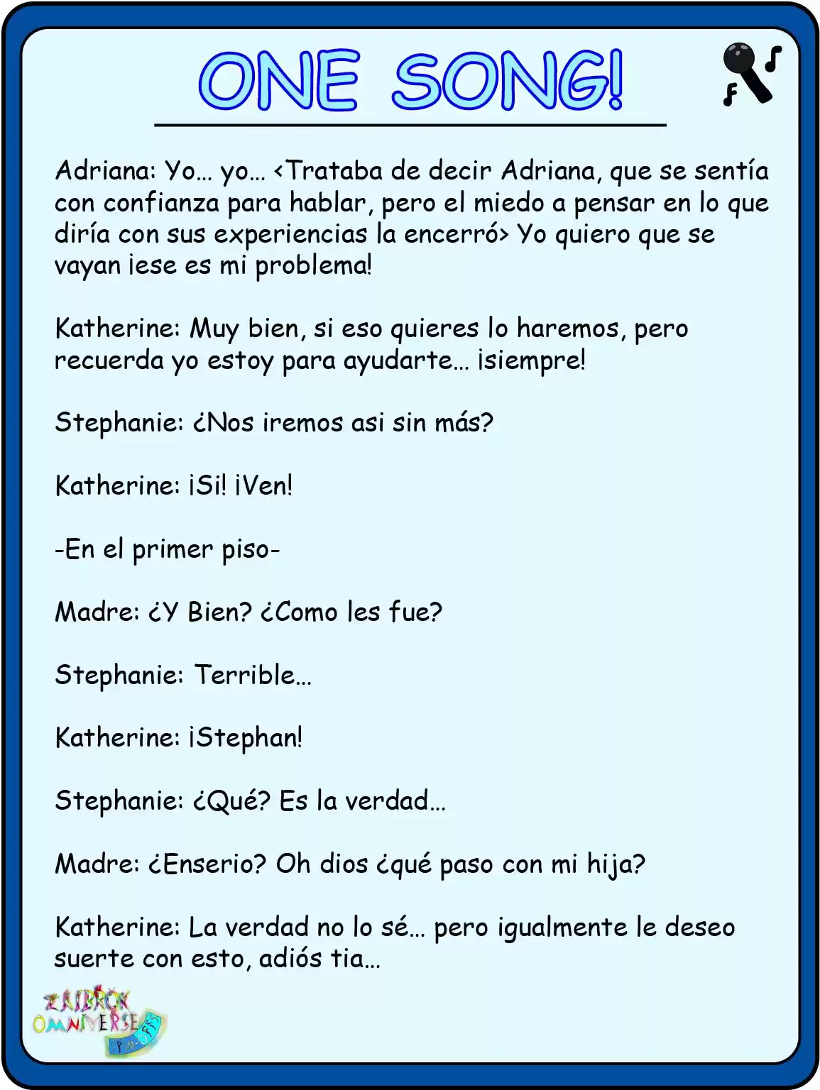 One Song! (Novela) - Capítulo 2 - Página 9 - LectorTMOo