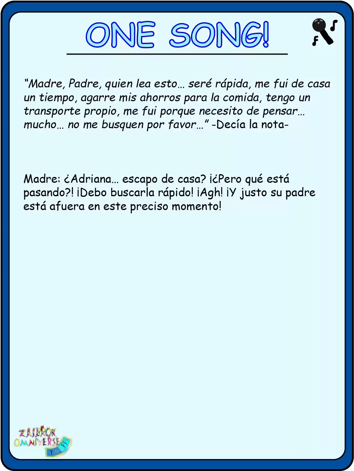One Song! (Novela) - Capítulo 2 - Página 11 - LectorTMOo