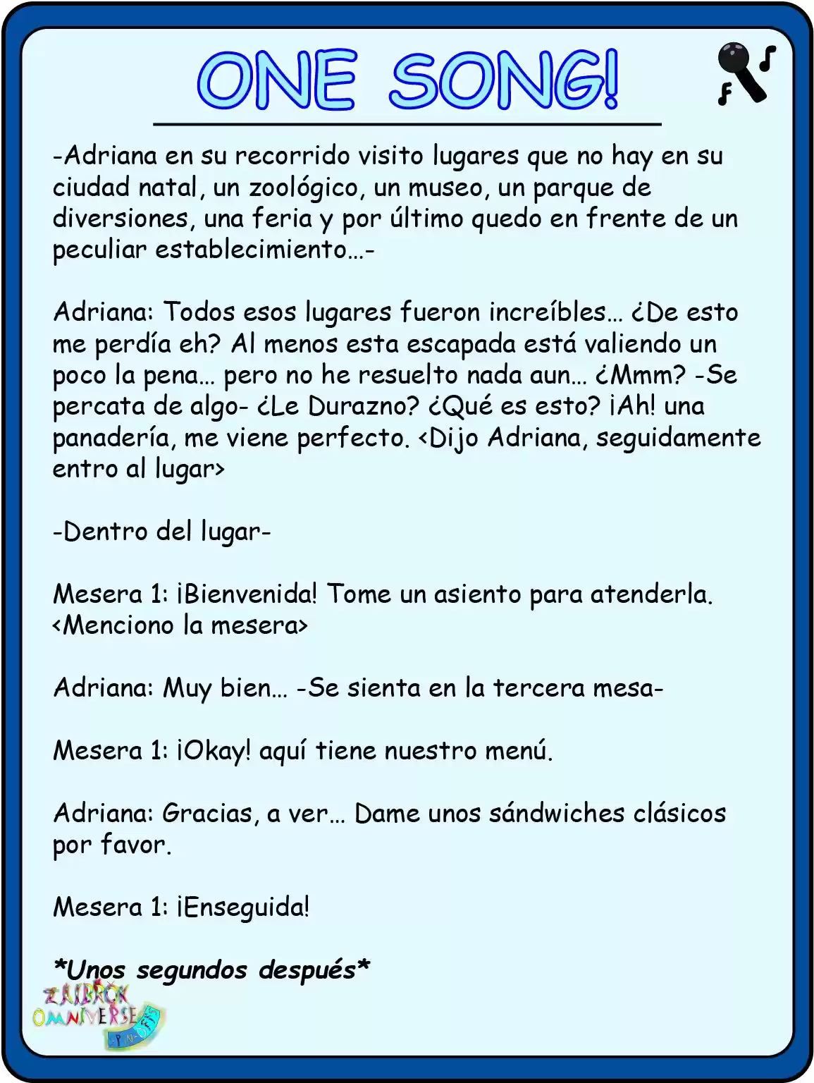 One Song! (Novela) - Capítulo 3 - Página 8 - LectorTMOo