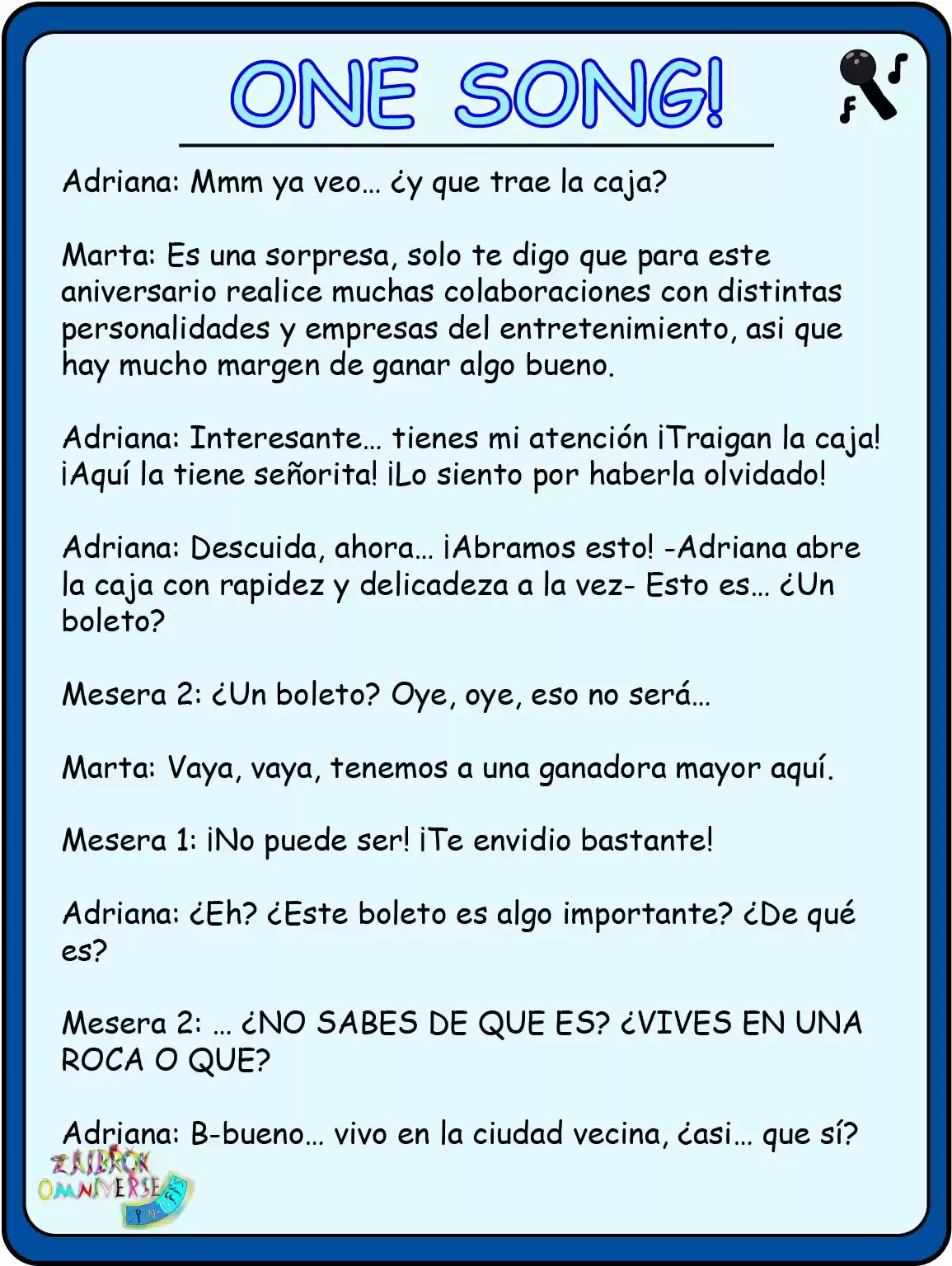 One Song! (Novela) - Capítulo 3 - Página 13 - LectorTMOo