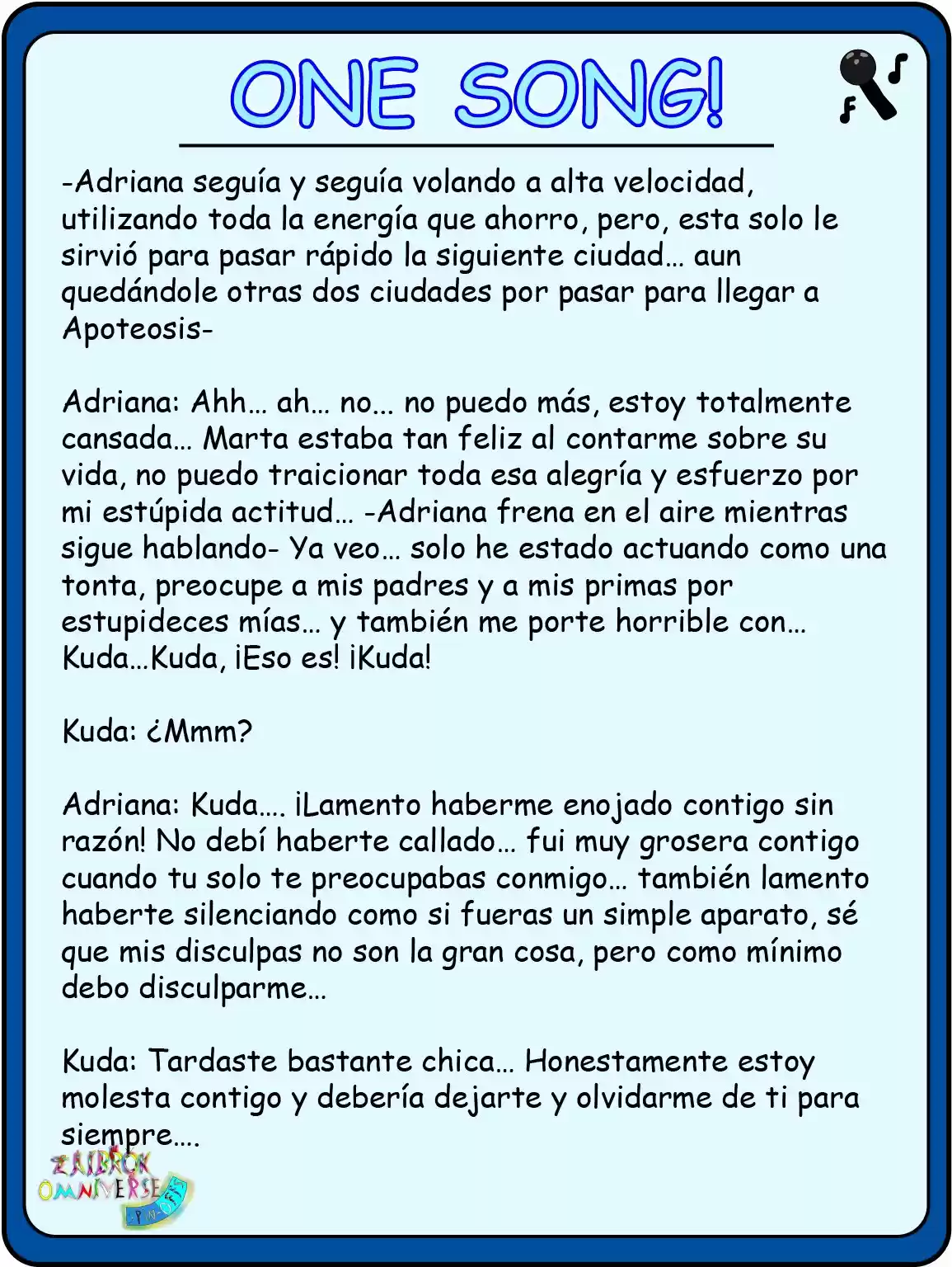 One Song! (Novela) - Capítulo 3 - Página 21 - LectorTMOo