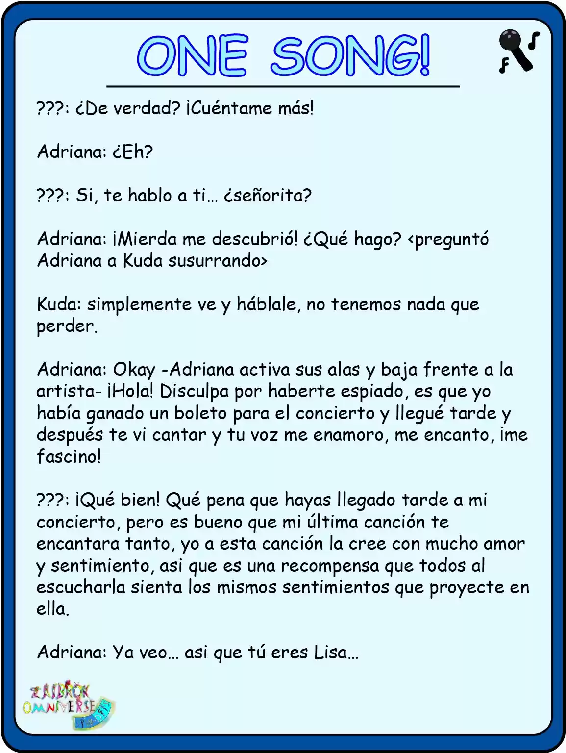 One Song! (Novela) - Capítulo 3 - Página 28 - LectorTMOo