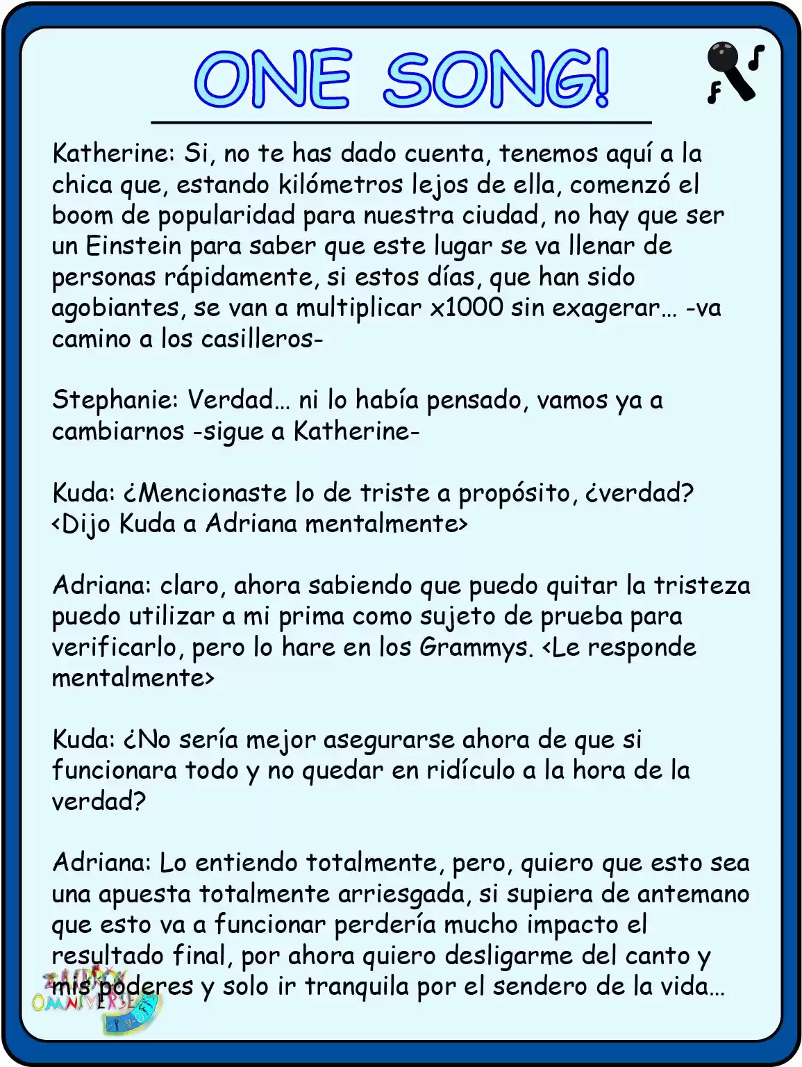 One Song! (Novela) - Capítulo 4 - Página 61 - LectorTMOo