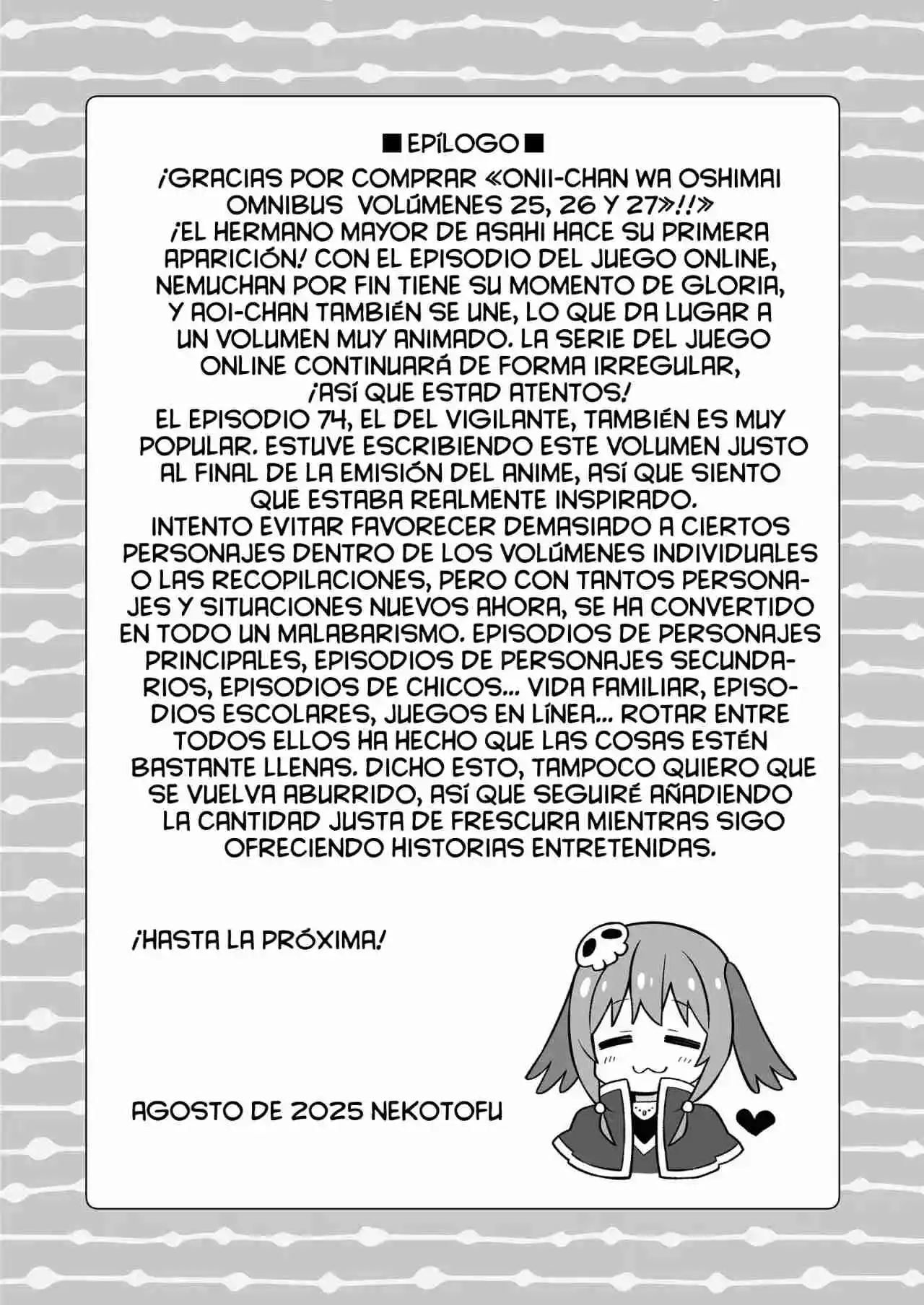 Onii-chan Wa Oshimai - Capítulo 103.2 - Página 24 - LectorTMOo