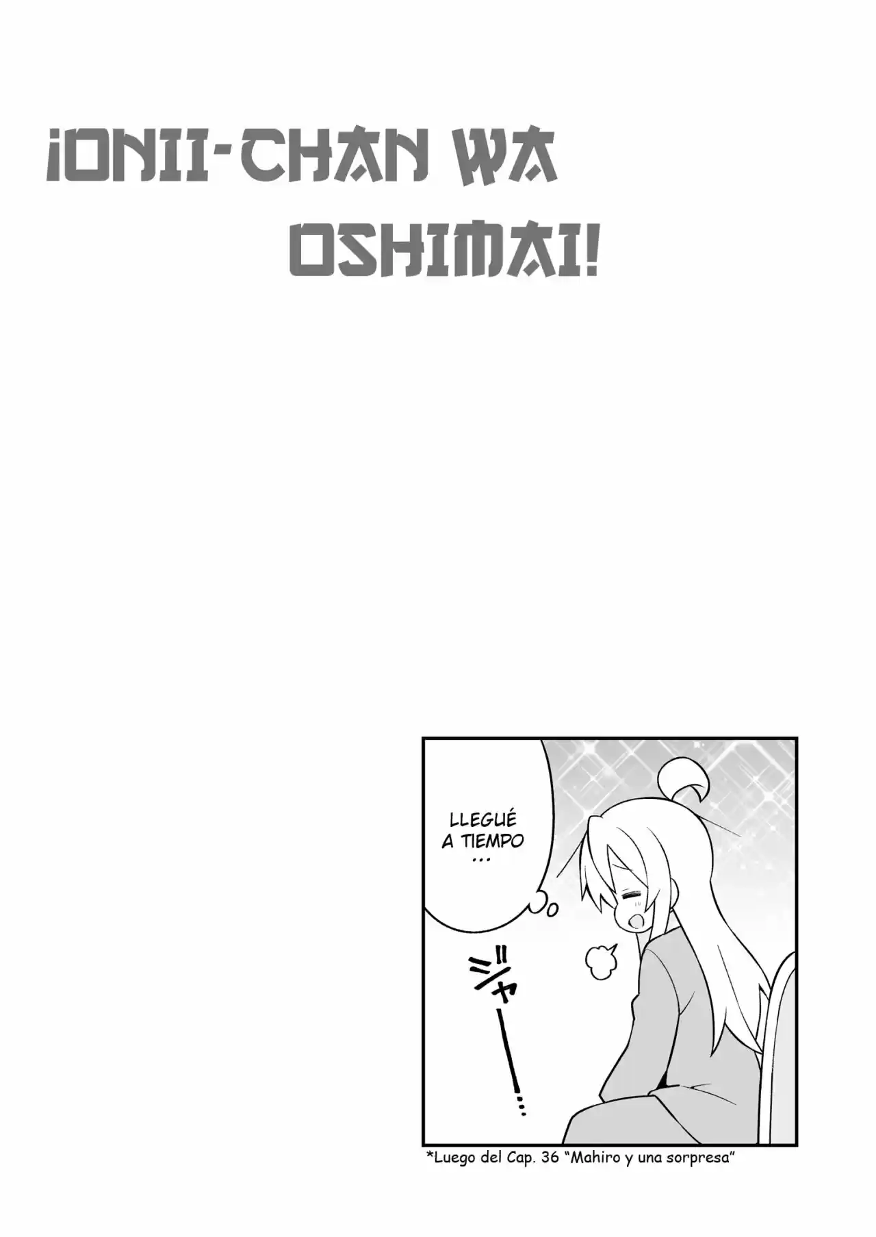 Onii-chan Wa Oshimai - Capítulo 37.50 - Página 5 - LectorTMOo