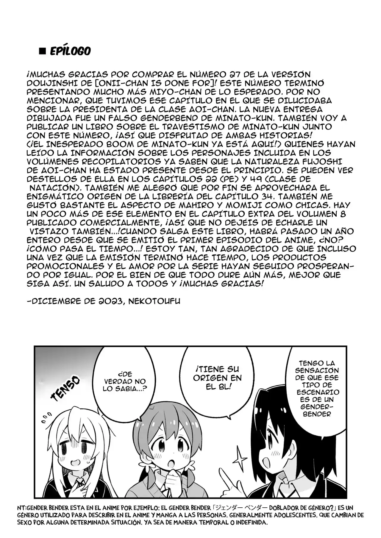 Onii-chan Wa Oshimai - Capítulo 81.55 - Página 6 - LectorTMOo