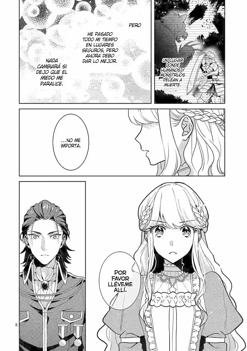 Onimotsu To Yobareta Tensei Hime Wa, Shoukan Yuusha Ni Koi Wo Shite Seijo Ni Narimashita - Capítulo 3 - Página 8 - LectorTMOo