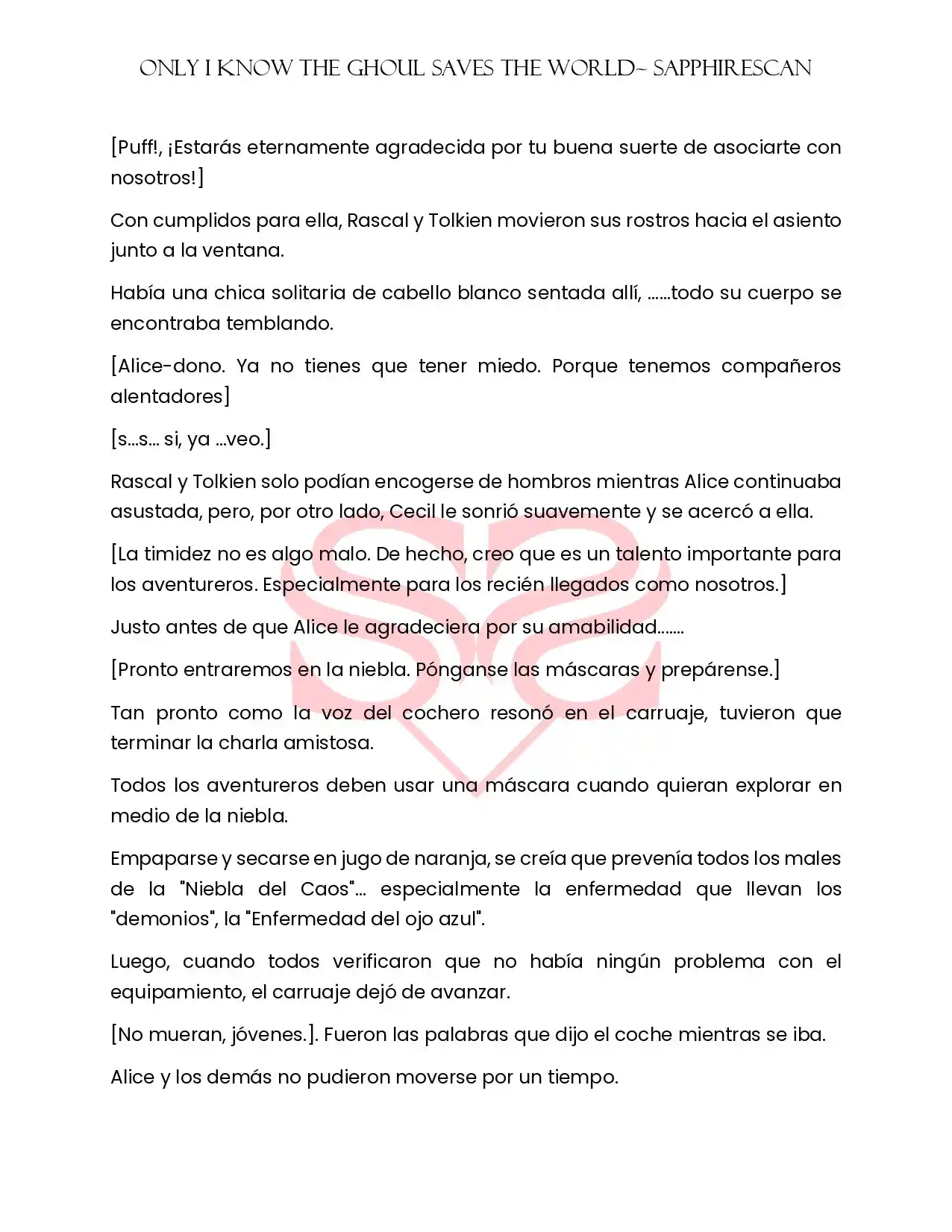 Only I Know The Ghoul Saved The World (Novela) - Capítulo  - Página 7 - LectorTMOo