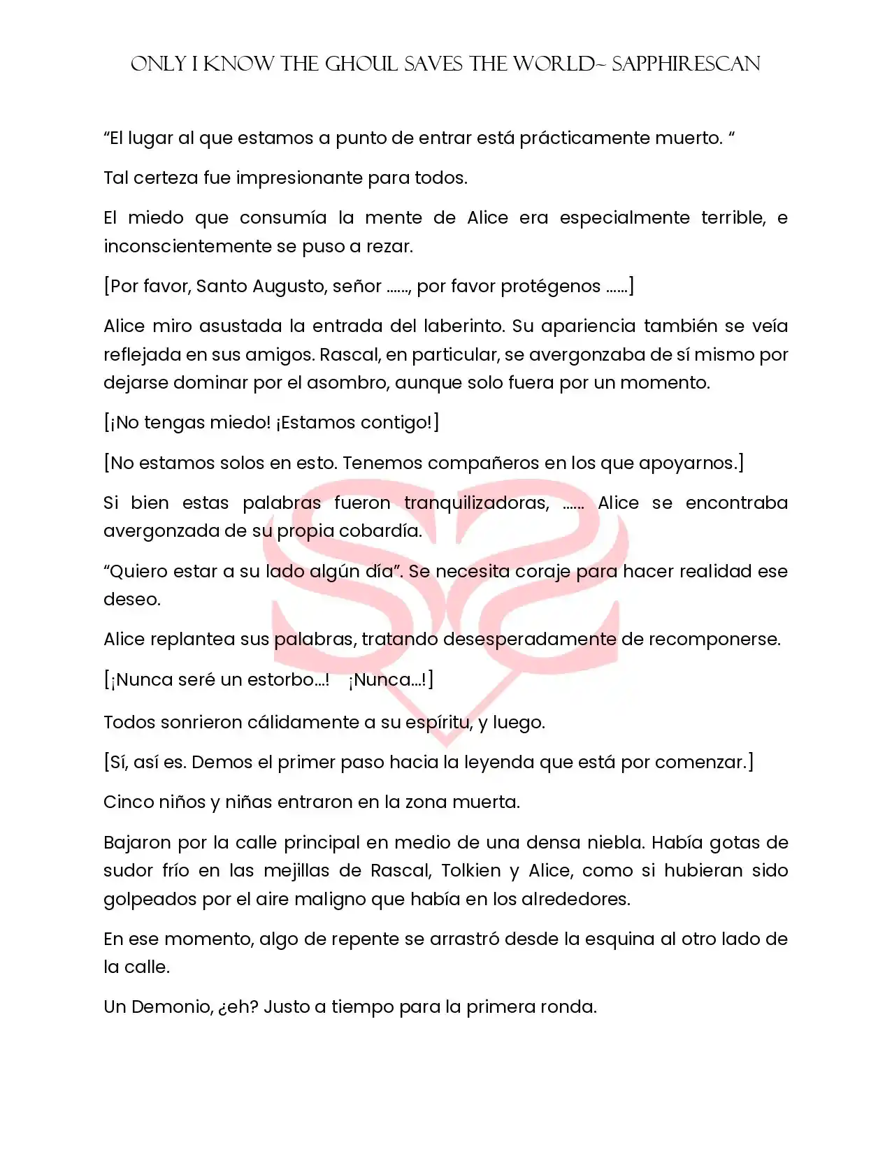 Only I Know The Ghoul Saved The World (Novela) - Capítulo  - Página 8 - LectorTMOo