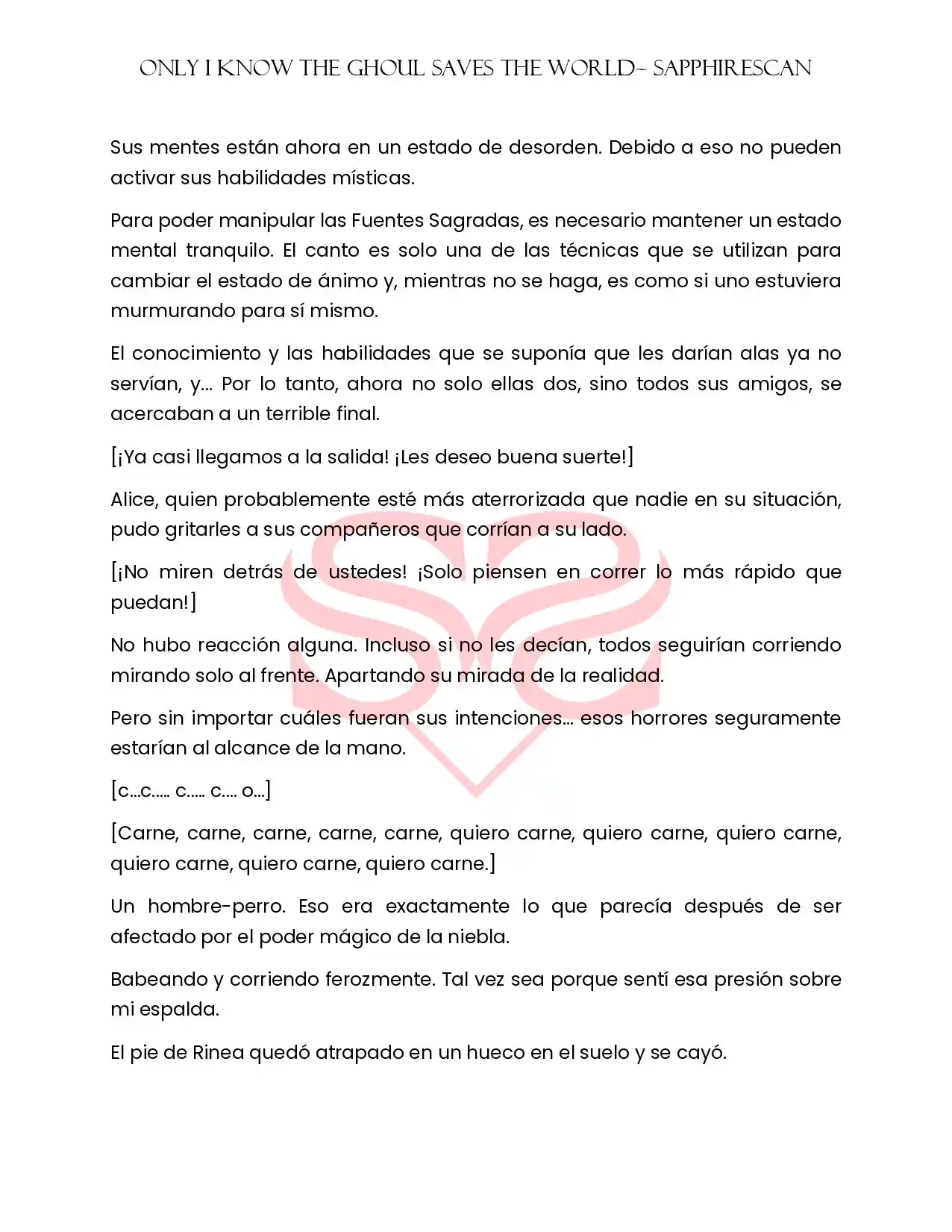 Only I Know The Ghoul Saved The World (Novela) - Capítulo  - Página 12 - LectorTMOo