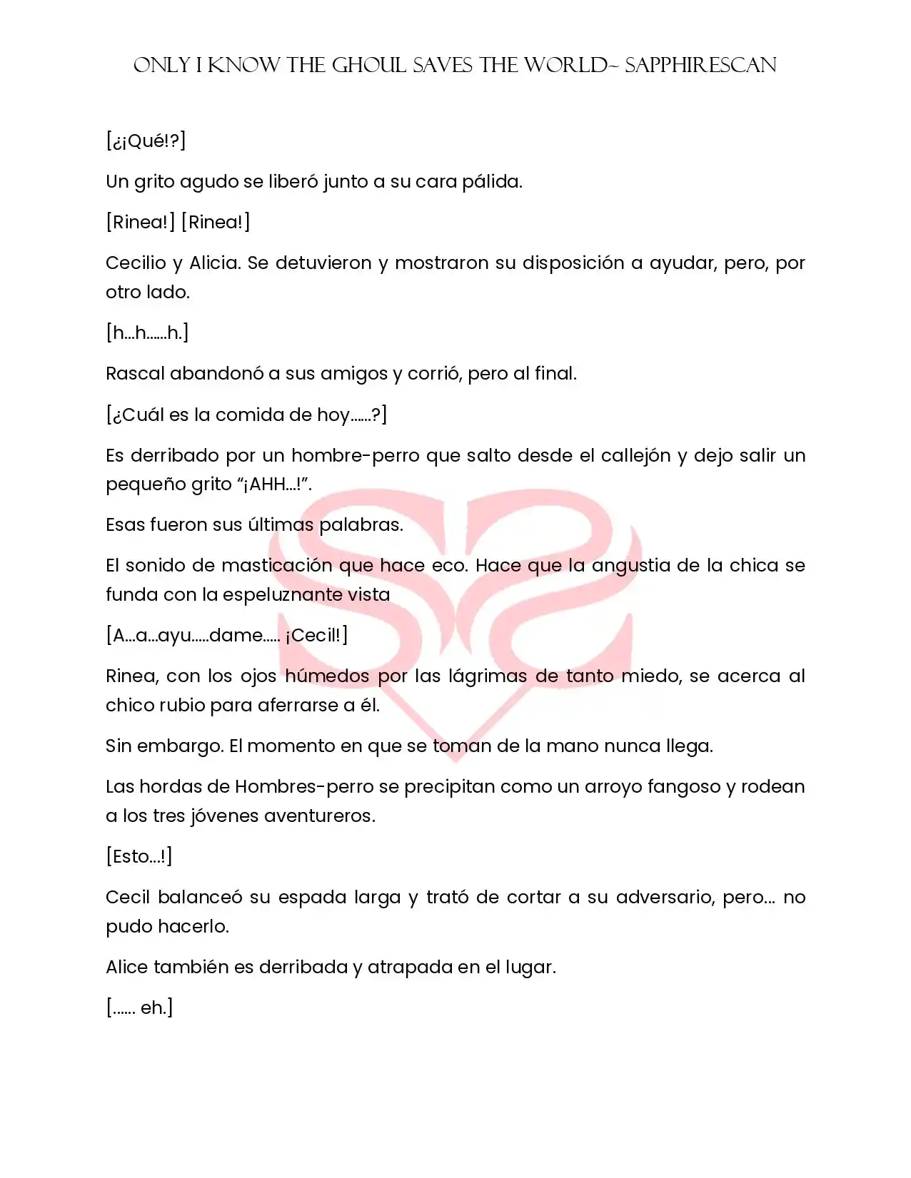 Only I Know The Ghoul Saved The World (Novela) - Capítulo  - Página 13 - LectorTMOo