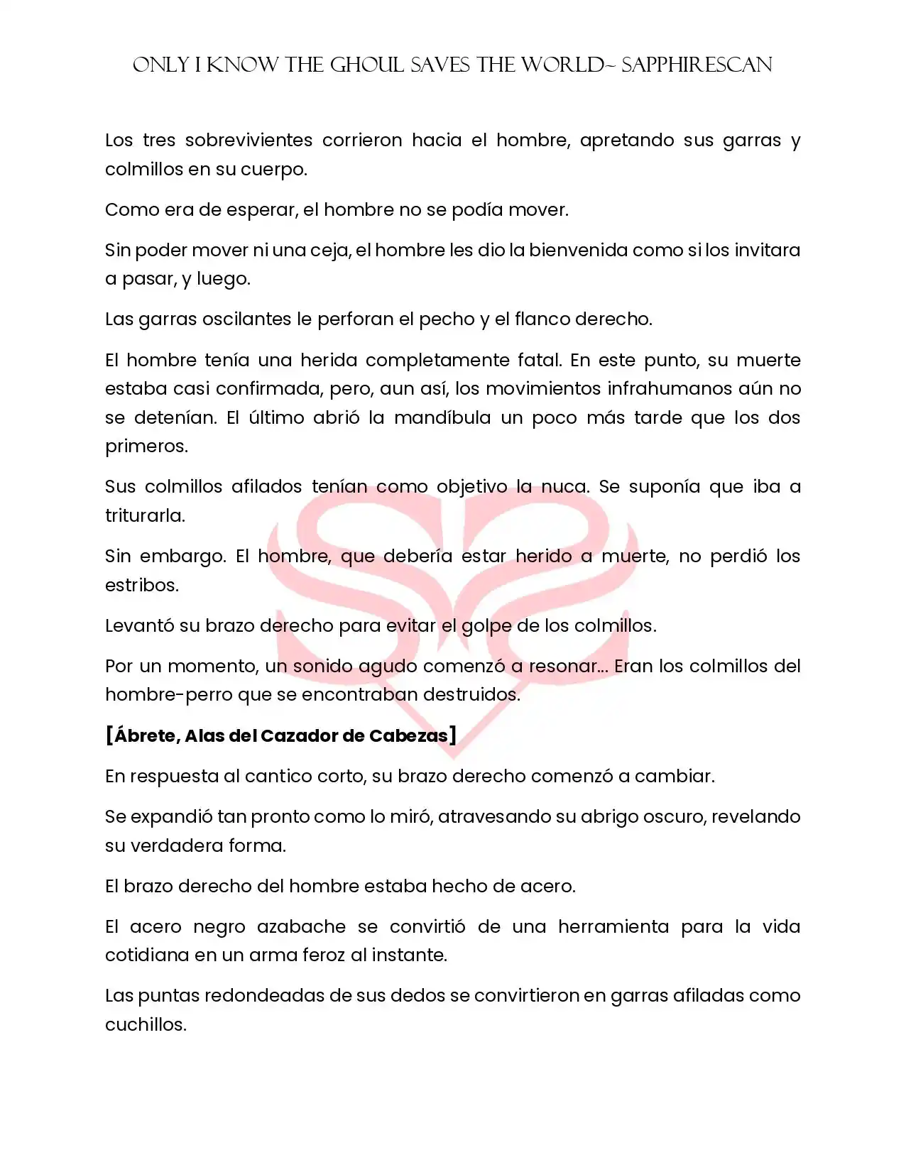 Only I Know The Ghoul Saved The World (Novela) - Capítulo  - Página 16 - LectorTMOo