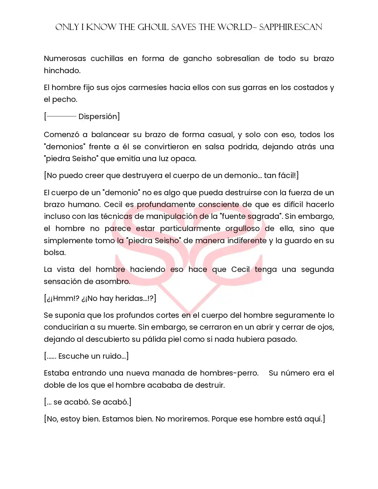Only I Know The Ghoul Saved The World (Novela) - Capítulo  - Página 17 - LectorTMOo
