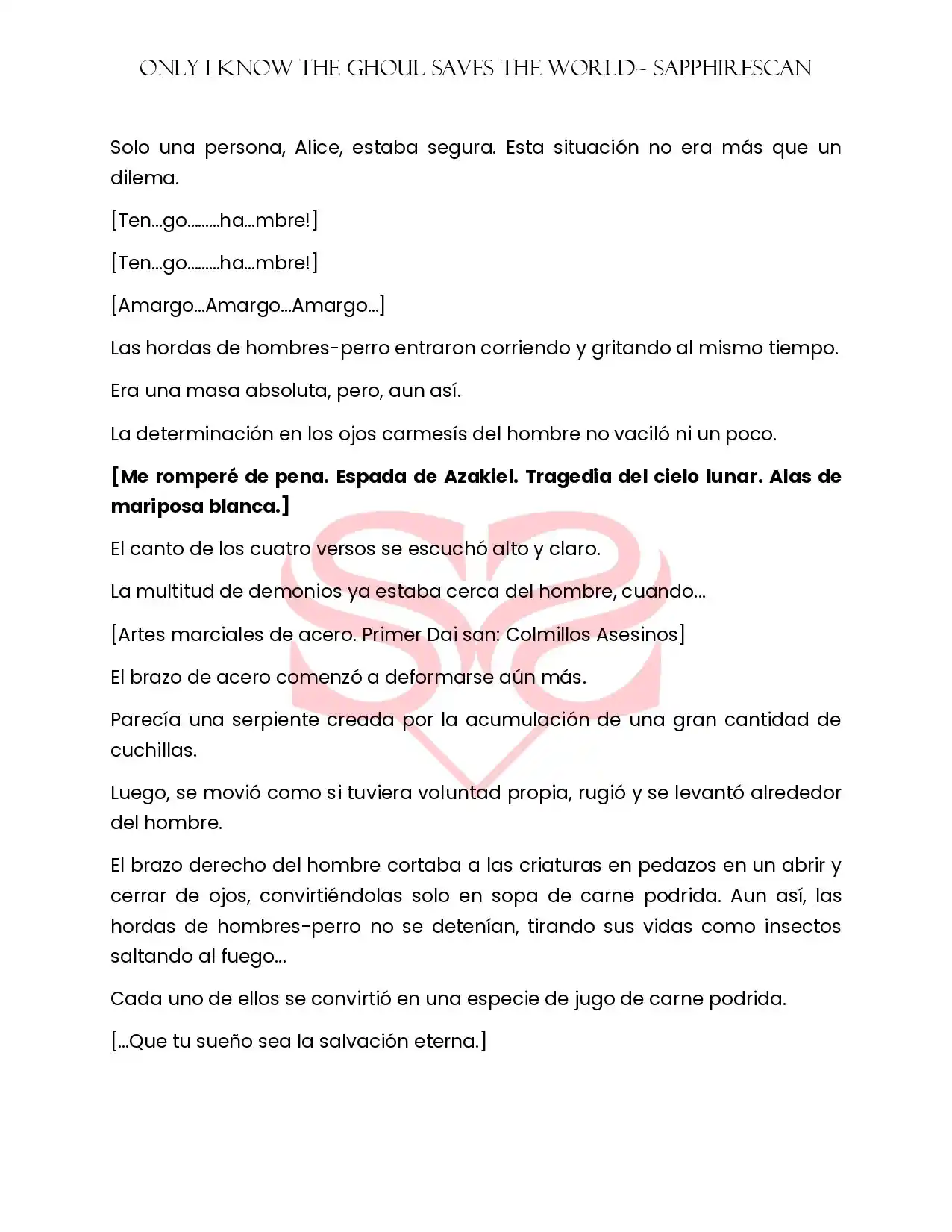 Only I Know The Ghoul Saved The World (Novela) - Capítulo  - Página 18 - LectorTMOo