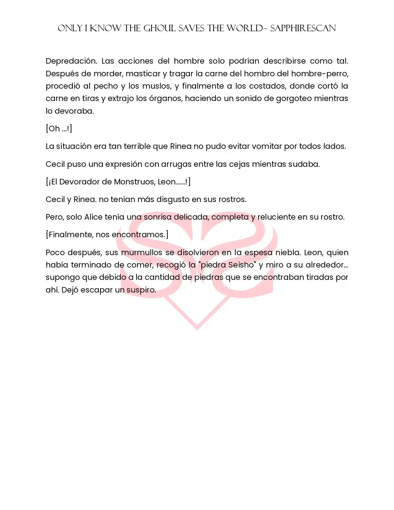 Only I Know The Ghoul Saved The World (Novela) - Capítulo  - Página 20 - LectorTMOo