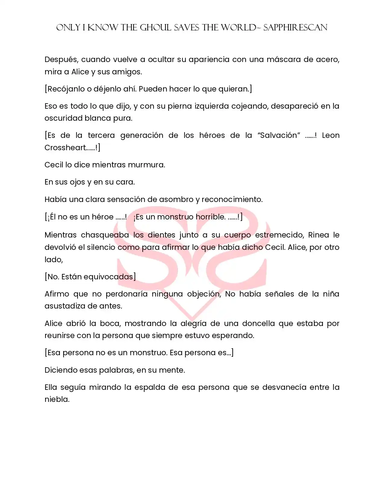 Only I Know The Ghoul Saved The World (Novela) - Capítulo  - Página 22 - LectorTMOo