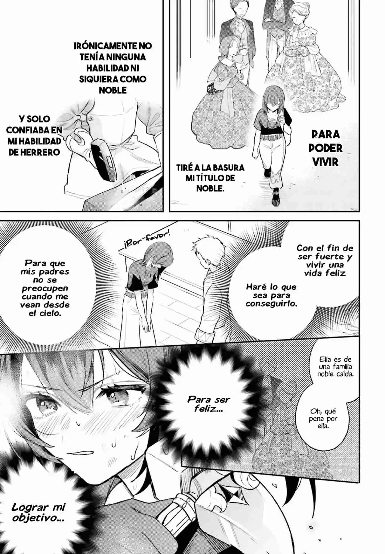 Onna Kajishi Wa Ohitoyoshi Guild Ni Hirowaremashita ~Shintenchi De Ganbaru Kajishi Seikatsu~ capítulo 1 página 13