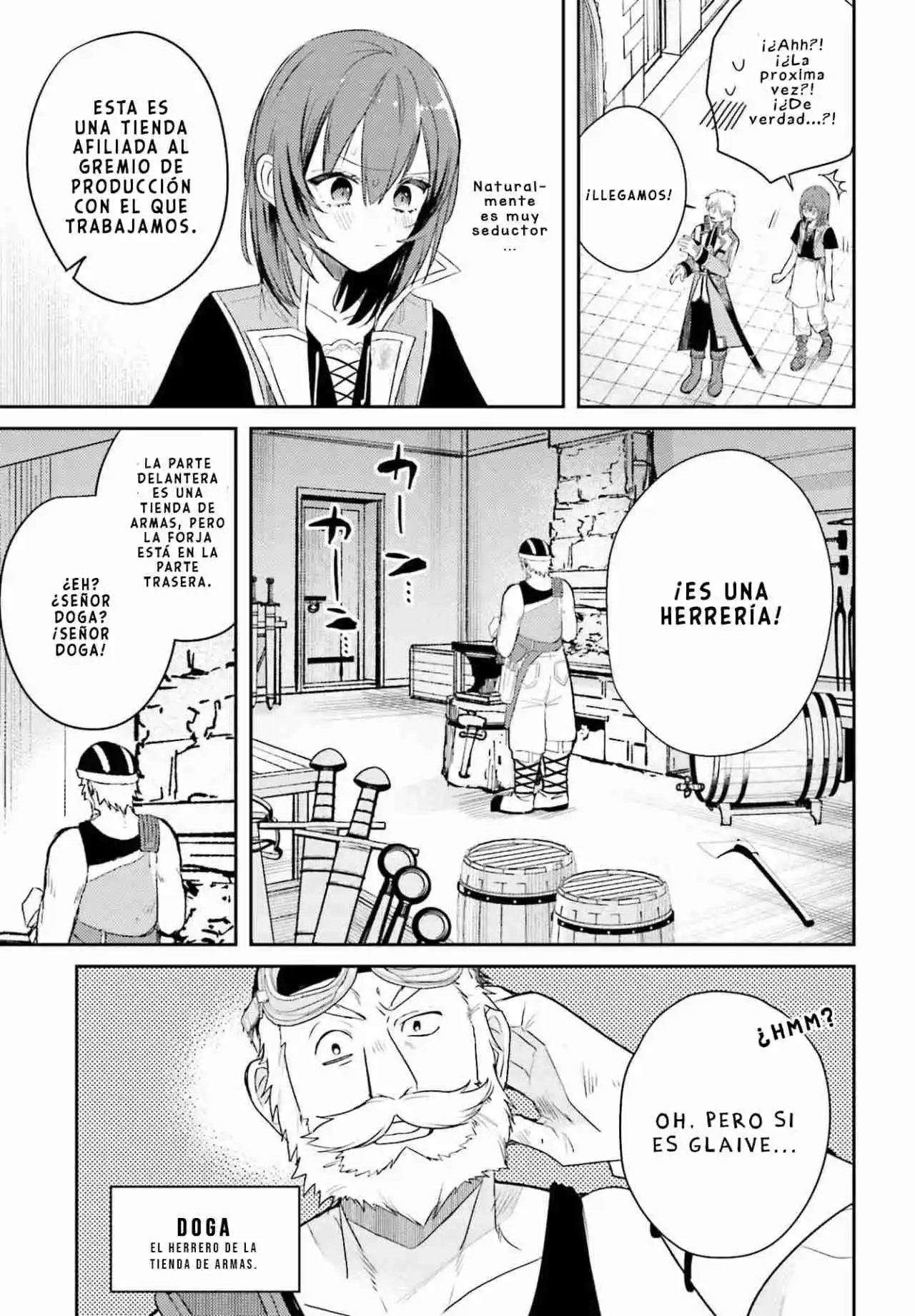 Onna Kajishi Wa Ohitoyoshi Guild Ni Hirowaremashita ~Shintenchi De Ganbaru Kajishi Seikatsu~ capítulo 3 página 12