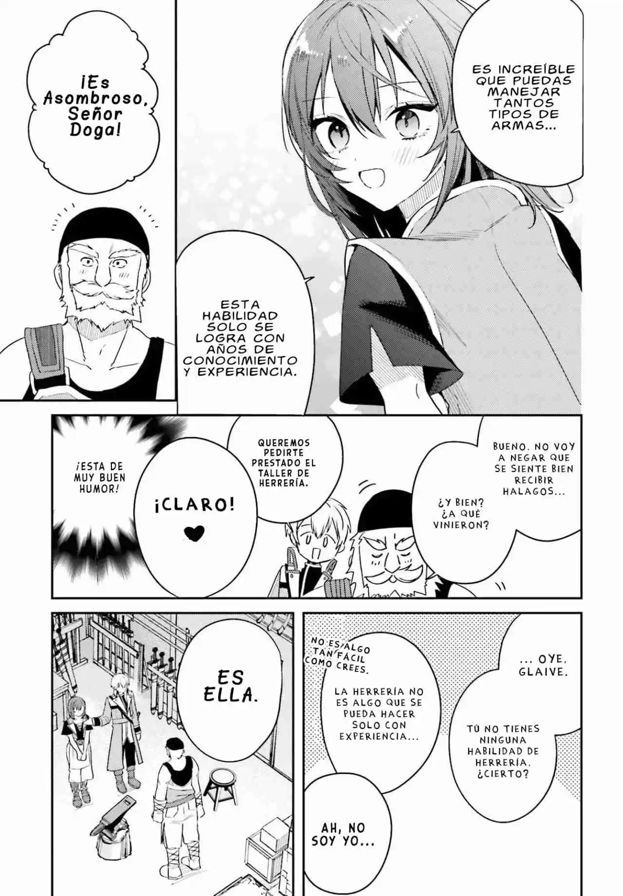 Onna Kajishi Wa Ohitoyoshi Guild Ni Hirowaremashita ~Shintenchi De Ganbaru Kajishi Seikatsu~ capítulo 3 página 14
