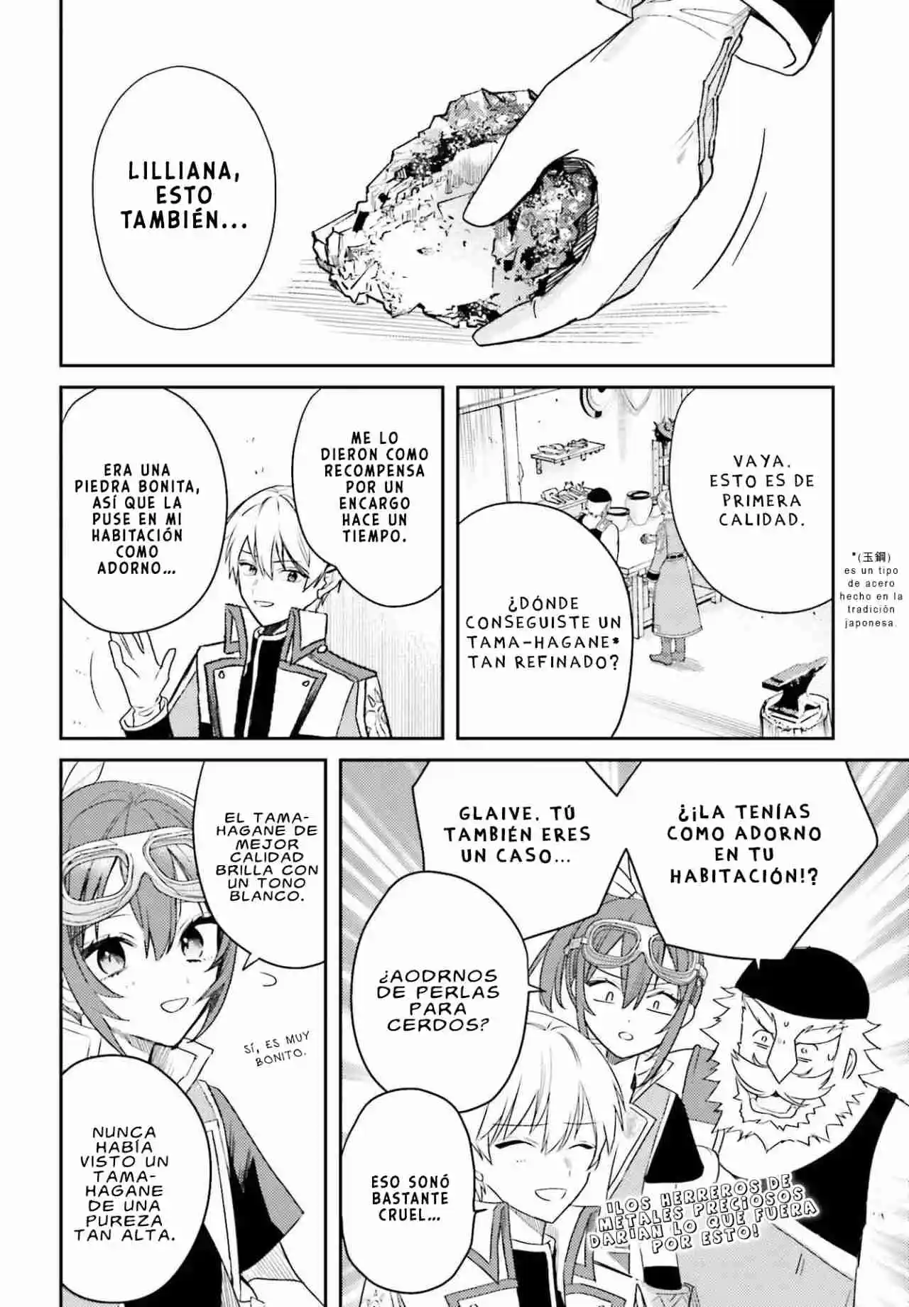 Onna Kajishi Wa Ohitoyoshi Guild Ni Hirowaremashita ~Shintenchi De Ganbaru Kajishi Seikatsu~ capítulo 3 página 19