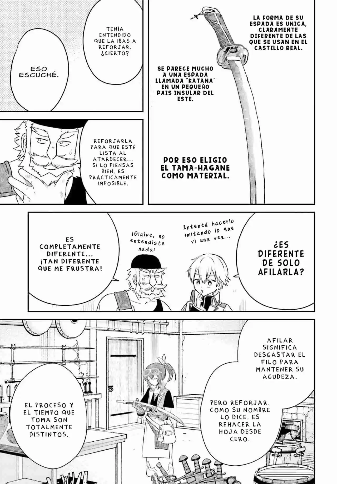 Onna Kajishi Wa Ohitoyoshi Guild Ni Hirowaremashita ~Shintenchi De Ganbaru Kajishi Seikatsu~ capítulo 3 página 20