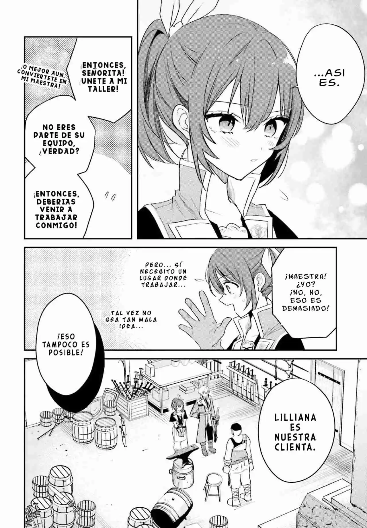 Onna Kajishi Wa Ohitoyoshi Guild Ni Hirowaremashita ~Shintenchi De Ganbaru Kajishi Seikatsu~ capítulo 3 página 31