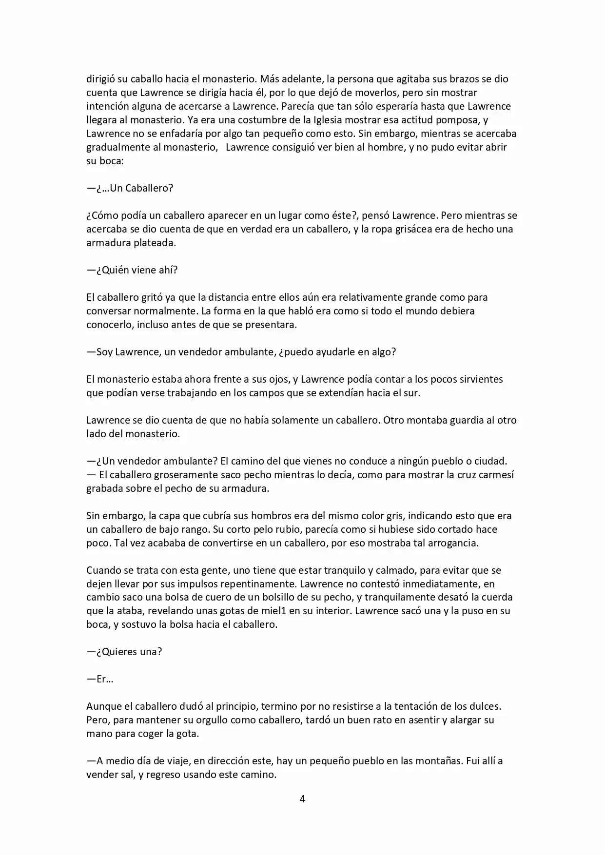 Ookami To Koushinryou (Novela) - Capítulo 1.10 - Página 5 - LectorTMOo