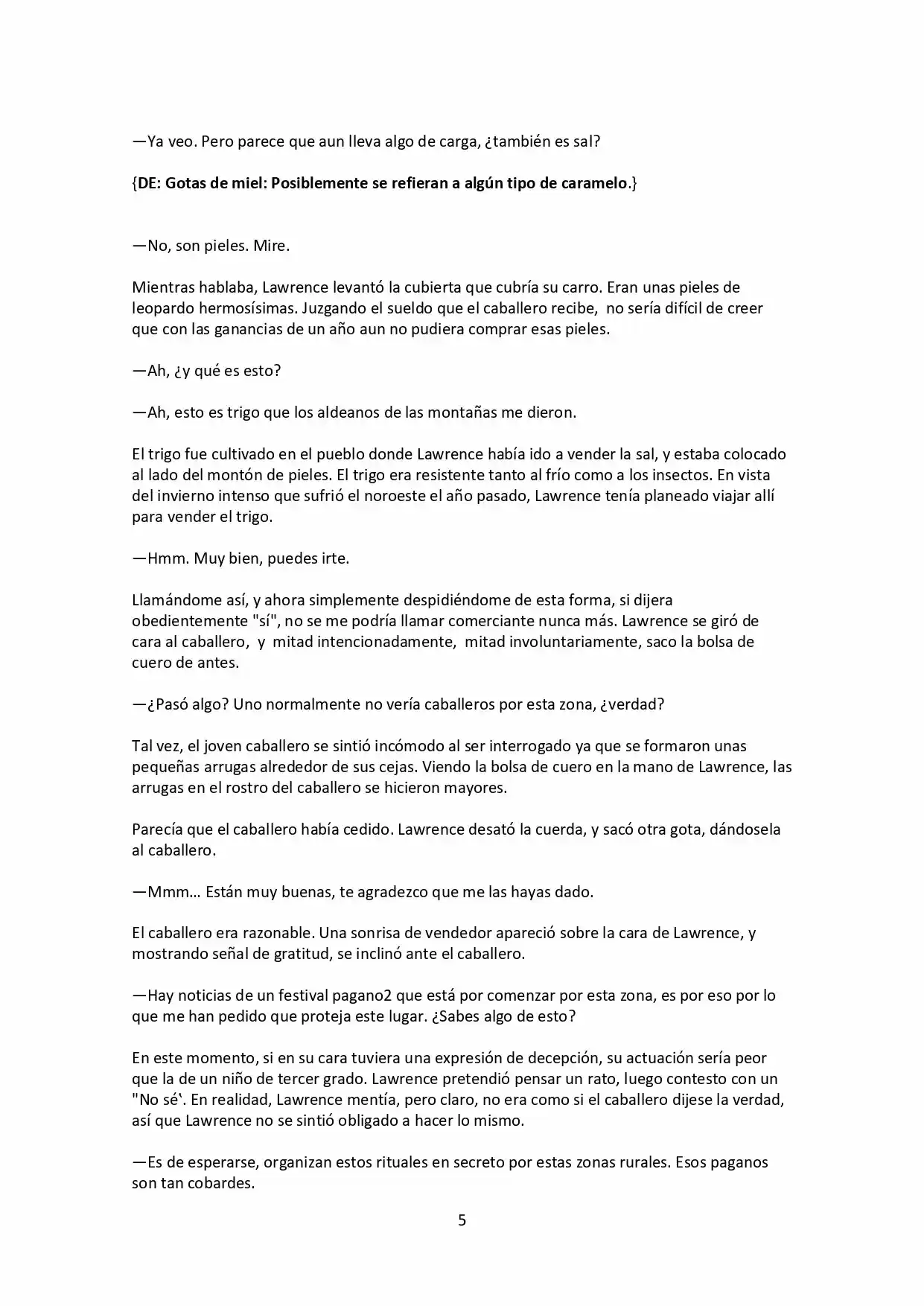 Ookami To Koushinryou (Novela) - Capítulo 1.10 - Página 6 - LectorTMOo