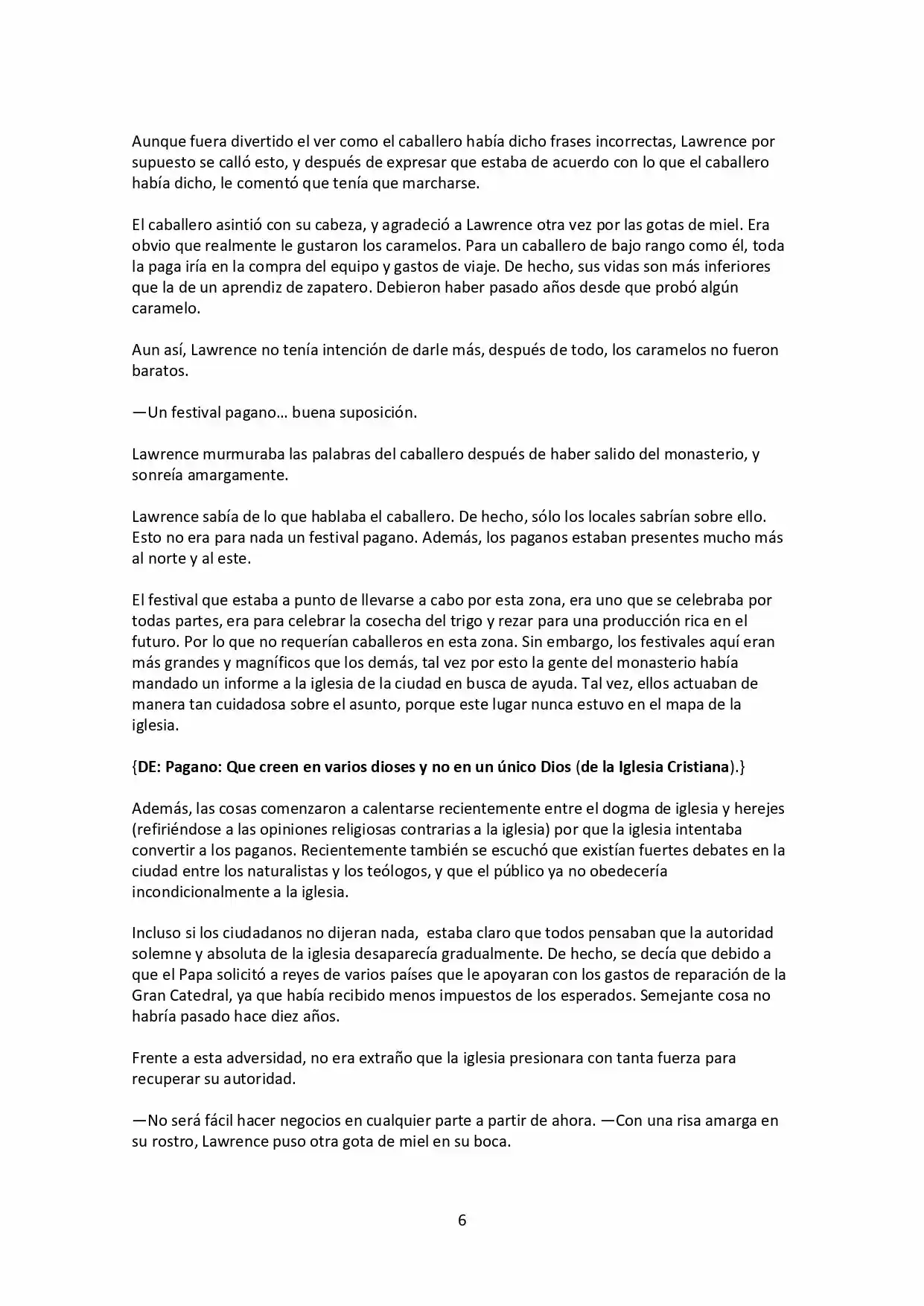 Ookami To Koushinryou (Novela) - Capítulo 1.10 - Página 7 - LectorTMOo