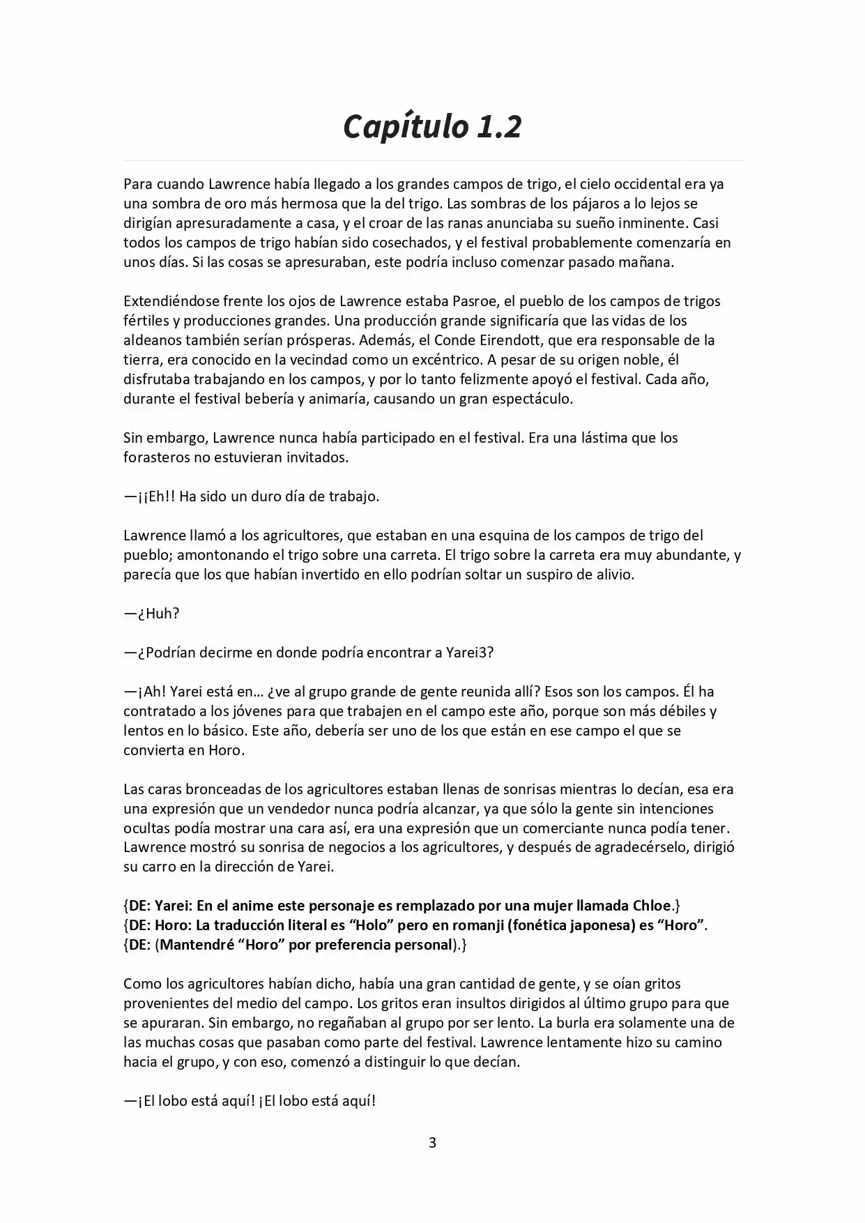 Ookami To Koushinryou (Novela) - Capítulo 1.20 - Página 4 - LectorTMOo