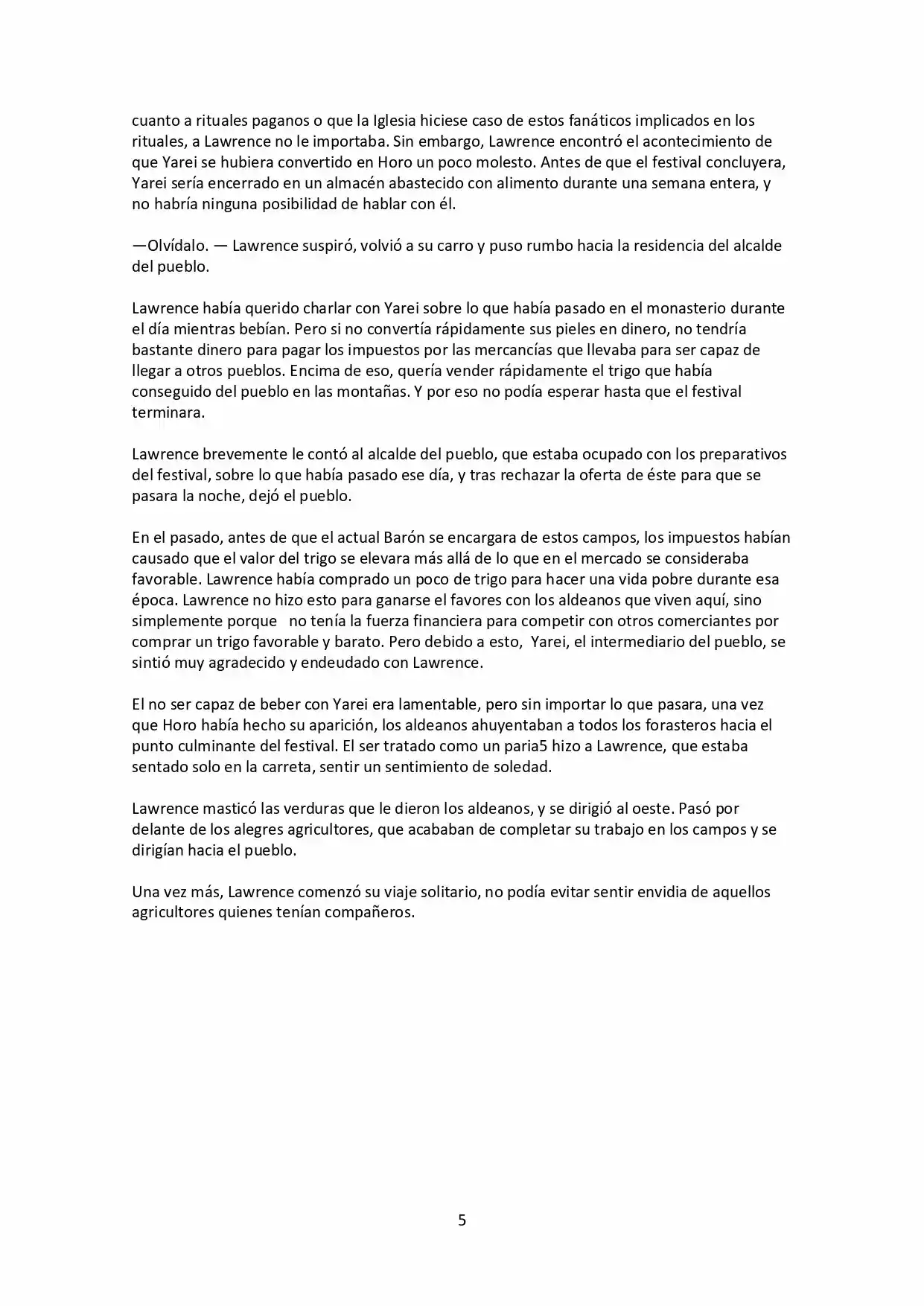 Ookami To Koushinryou (Novela) - Capítulo 1.20 - Página 6 - LectorTMOo