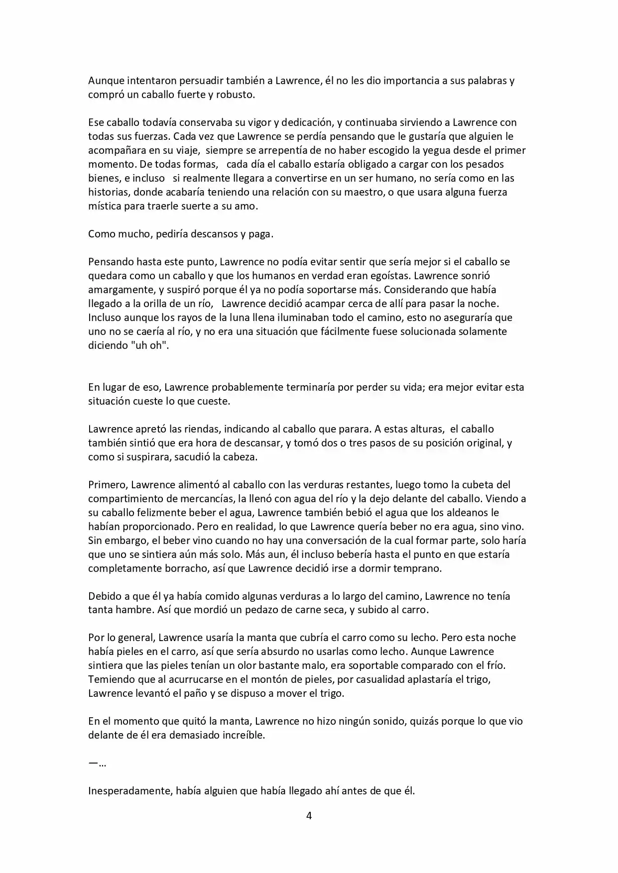 Ookami To Koushinryou (Novela) - Capítulo 1.30 - Página 5 - LectorTMOo