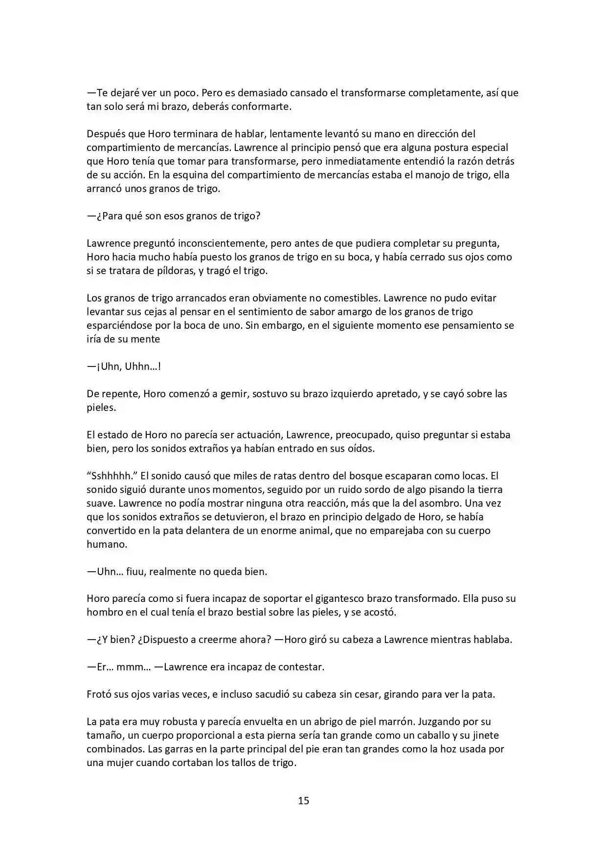Ookami To Koushinryou (Novela) - Capítulo 1.30 - Página 14 - LectorTMOo