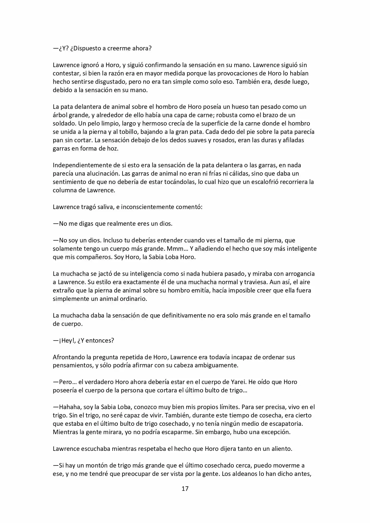 Ookami To Koushinryou (Novela) - Capítulo 1.30 - Página 16 - LectorTMOo