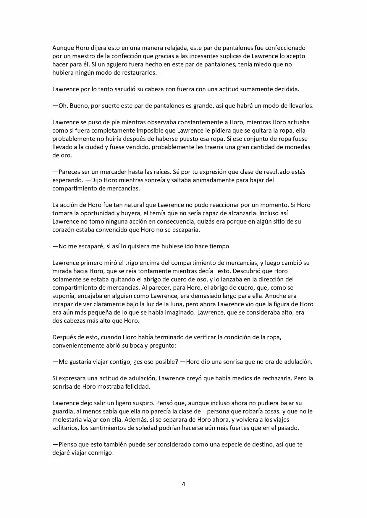 Ookami To Koushinryou (Novela) - Capítulo 1.40 - Página 4 - LectorTMOo